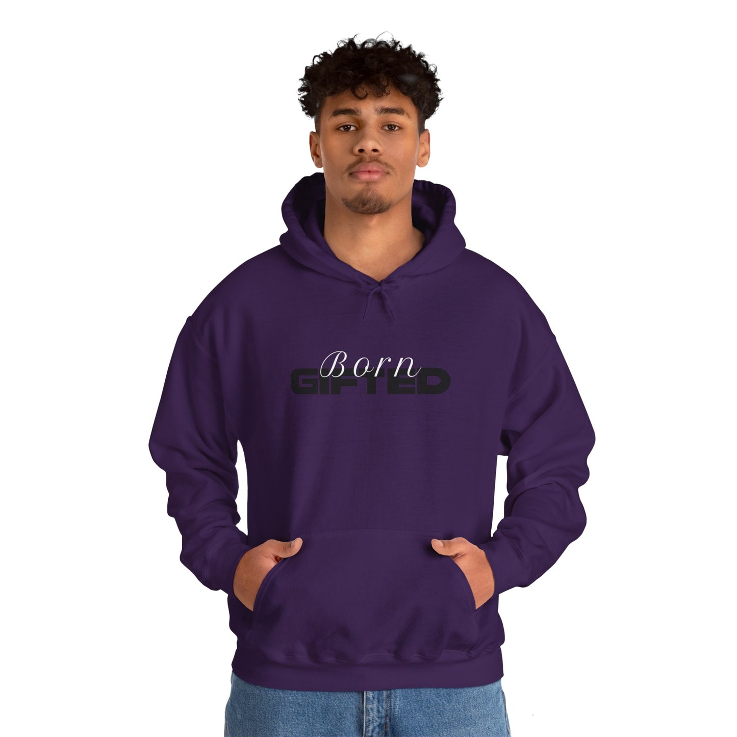Unisex "Born GIFTED" Hooded Sweatshirt