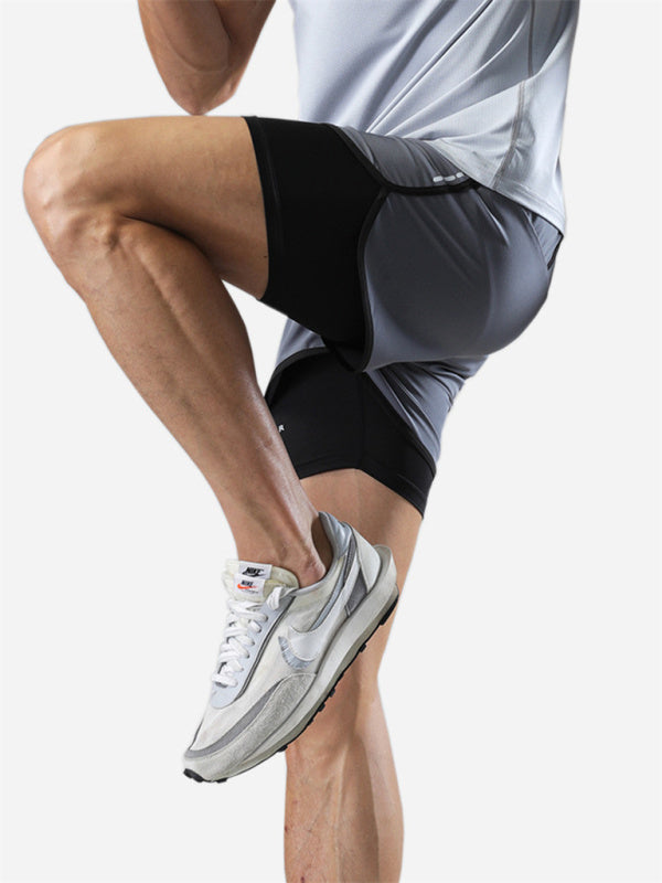 Sports Training Two-Piece Woven Ventilation Shorts