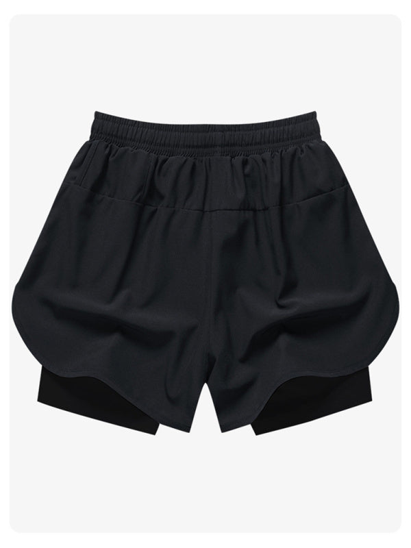 Sports Training Two-Piece Woven Ventilation Shorts