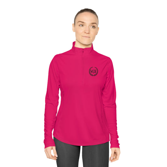 YGF Ladies Quarter-Zip Pullover