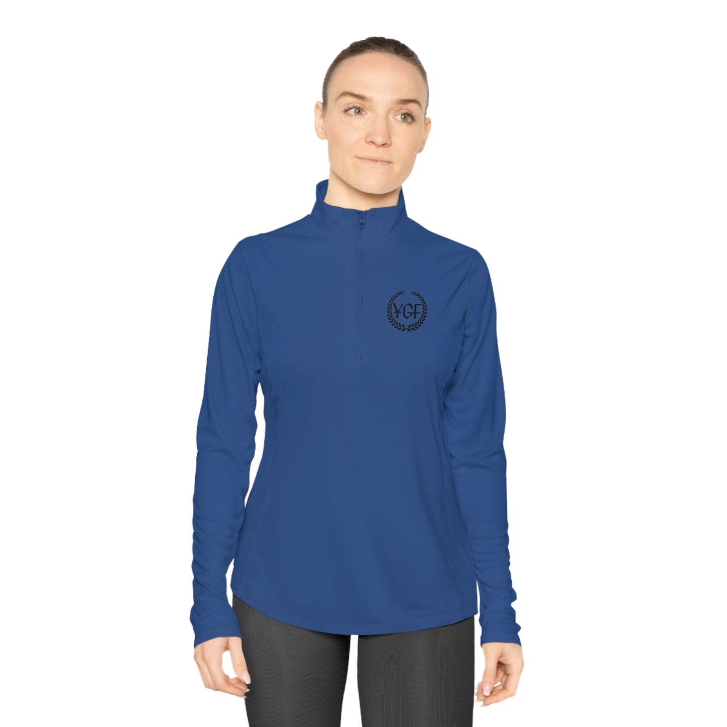 YGF Ladies Quarter-Zip Pullover