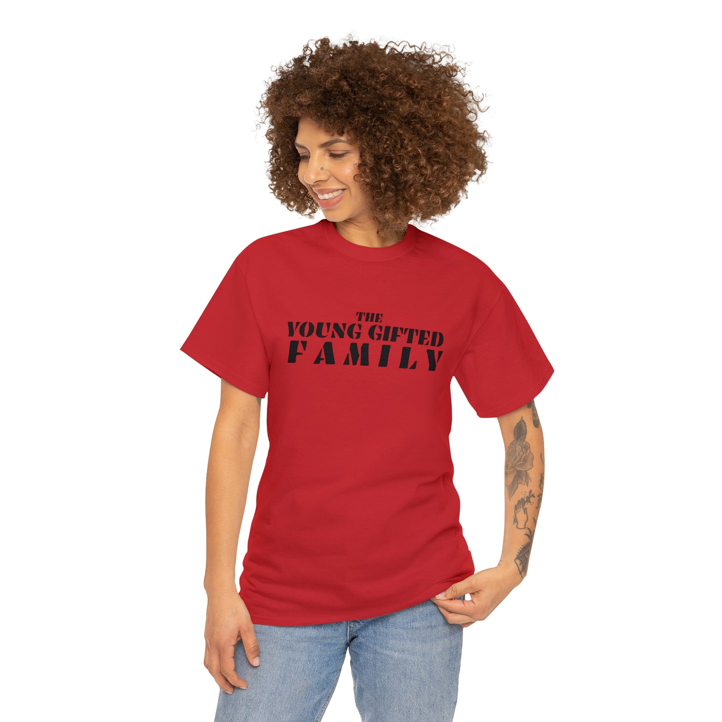 The Young Gifted Family - Unisex Heavy Cotton Tee