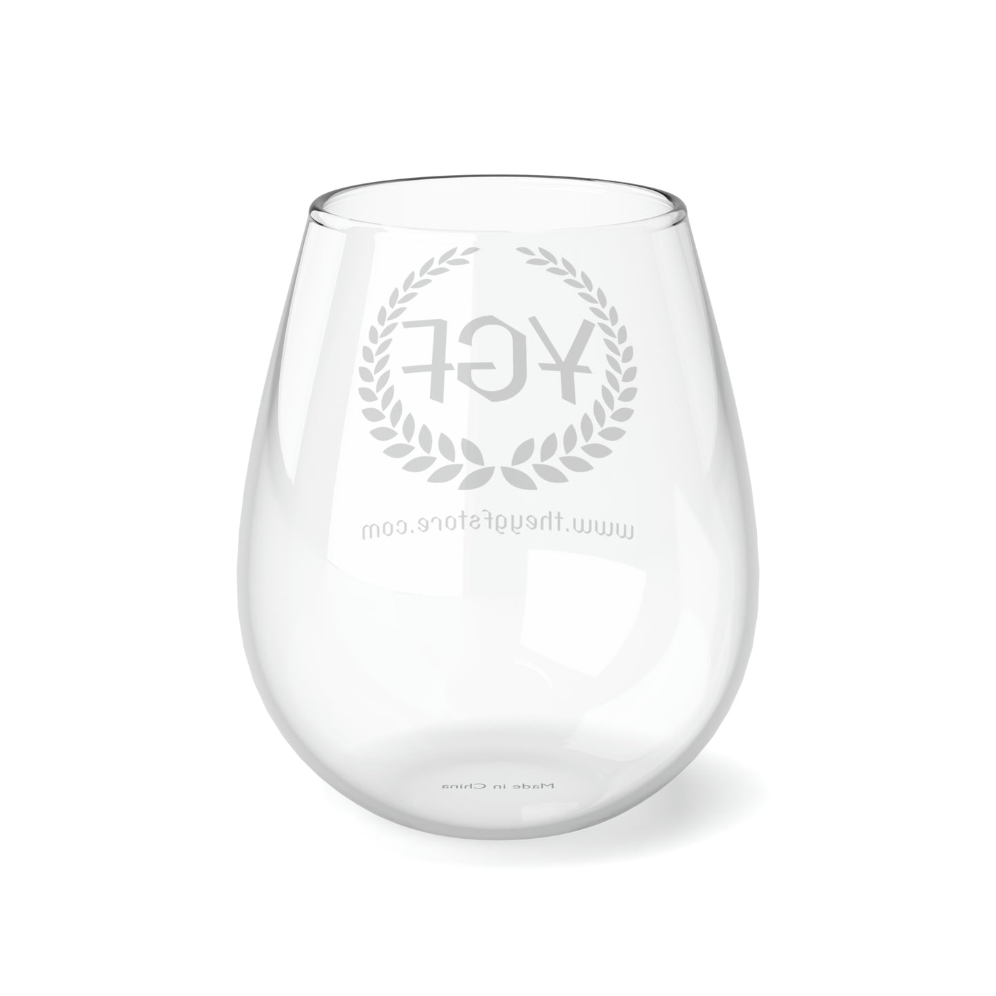 YGF Stemless Wine Glass, 11.75oz