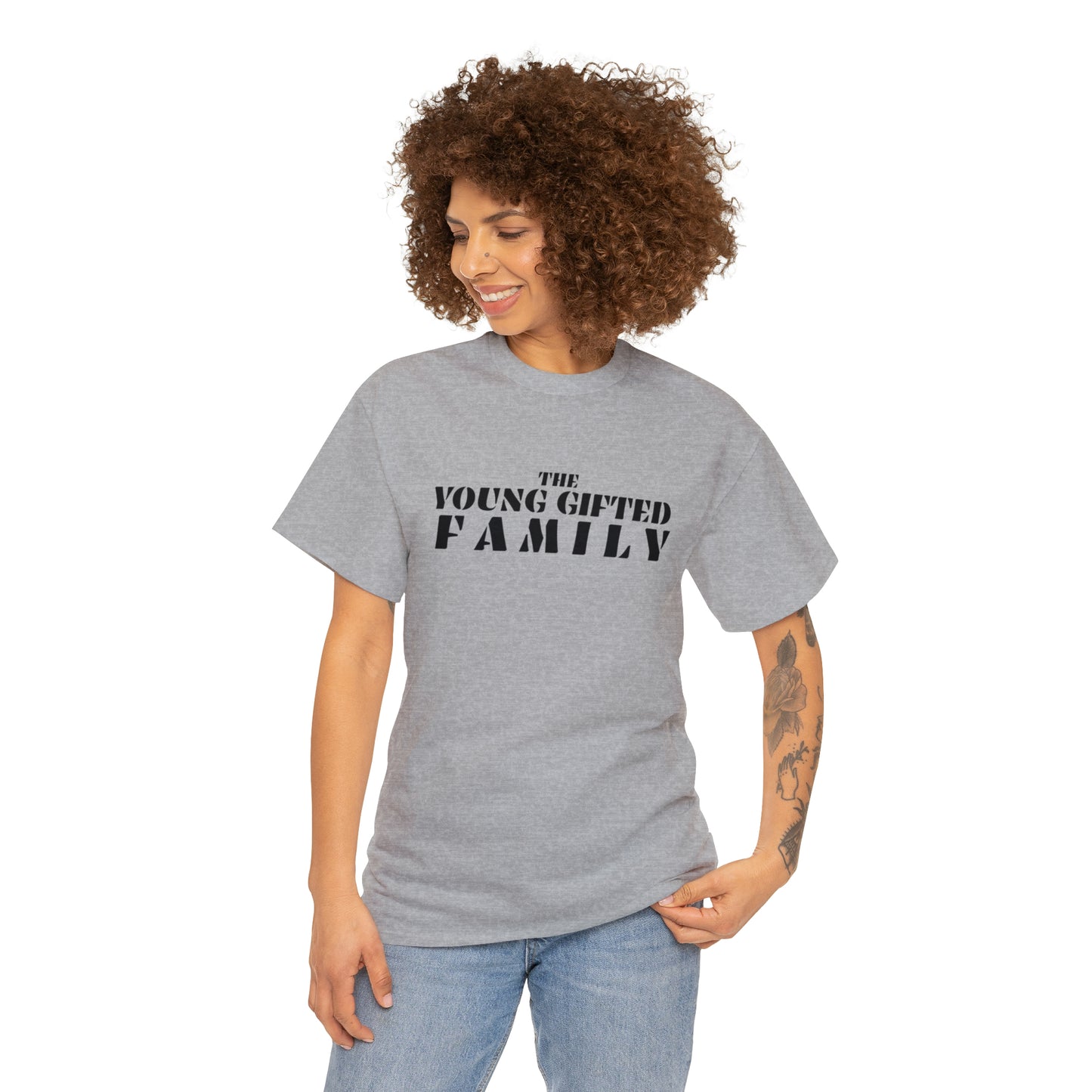 The Young Gifted Family - Unisex Heavy Cotton Tee