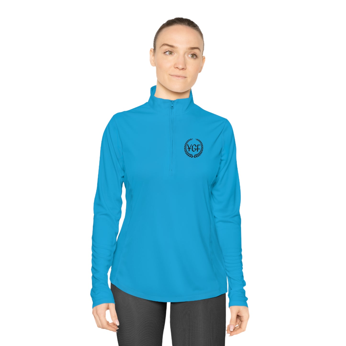 YGF Ladies Quarter-Zip Pullover