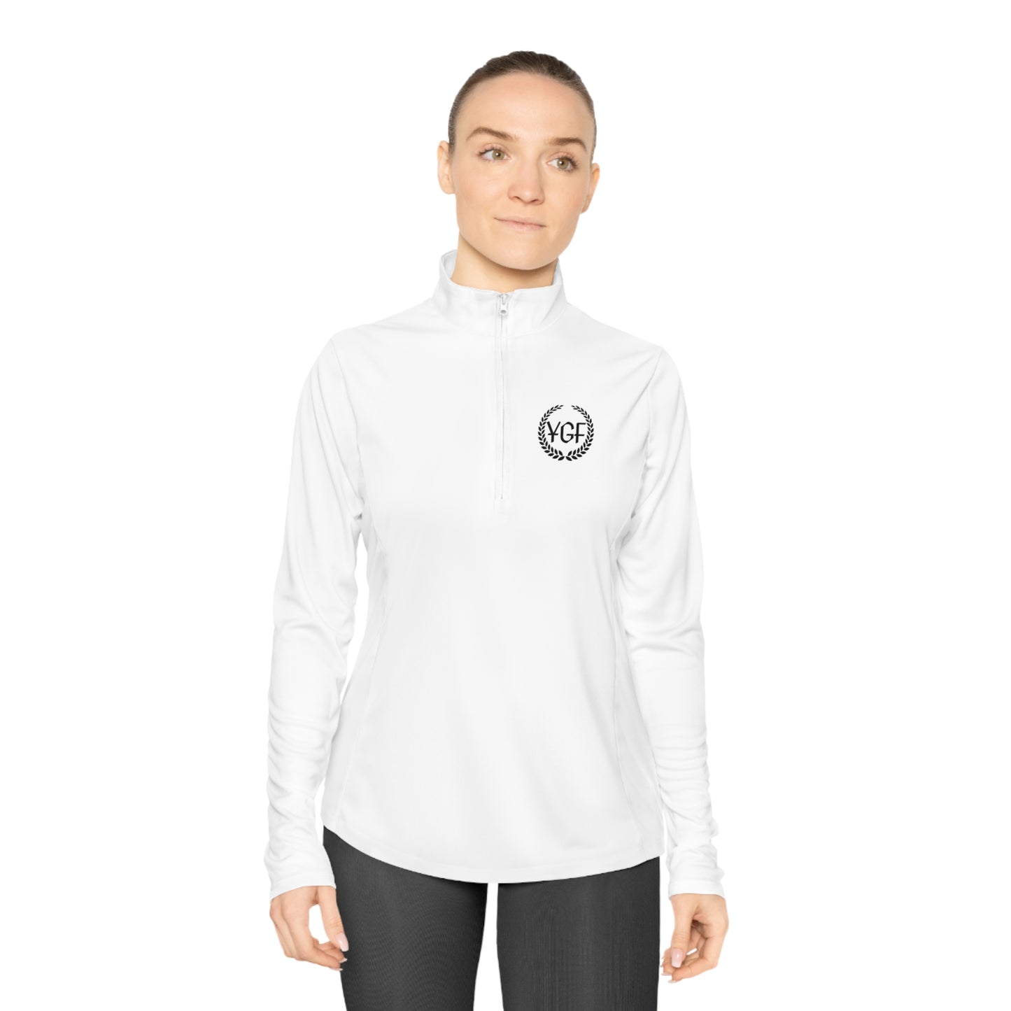 YGF Ladies Quarter-Zip Pullover