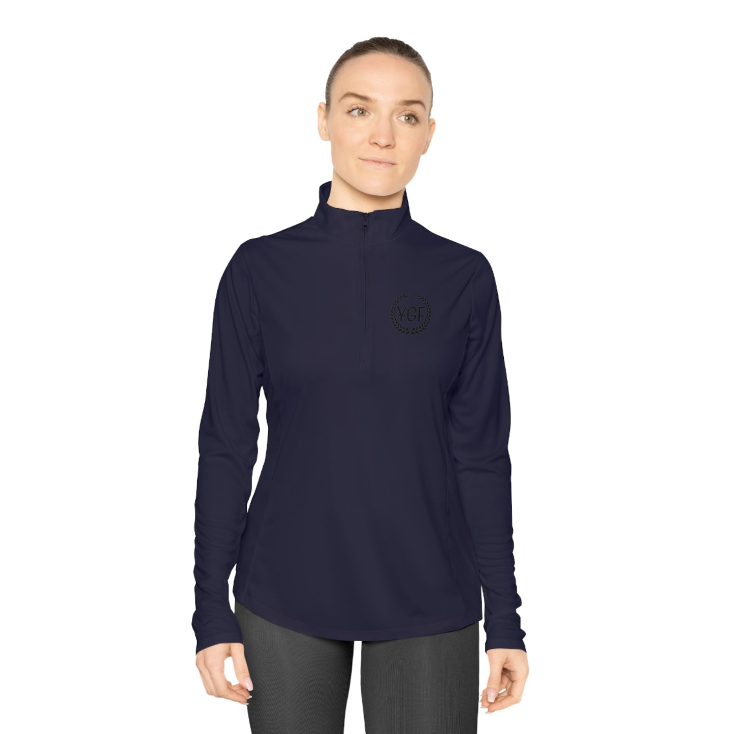 YGF Ladies Quarter-Zip Pullover