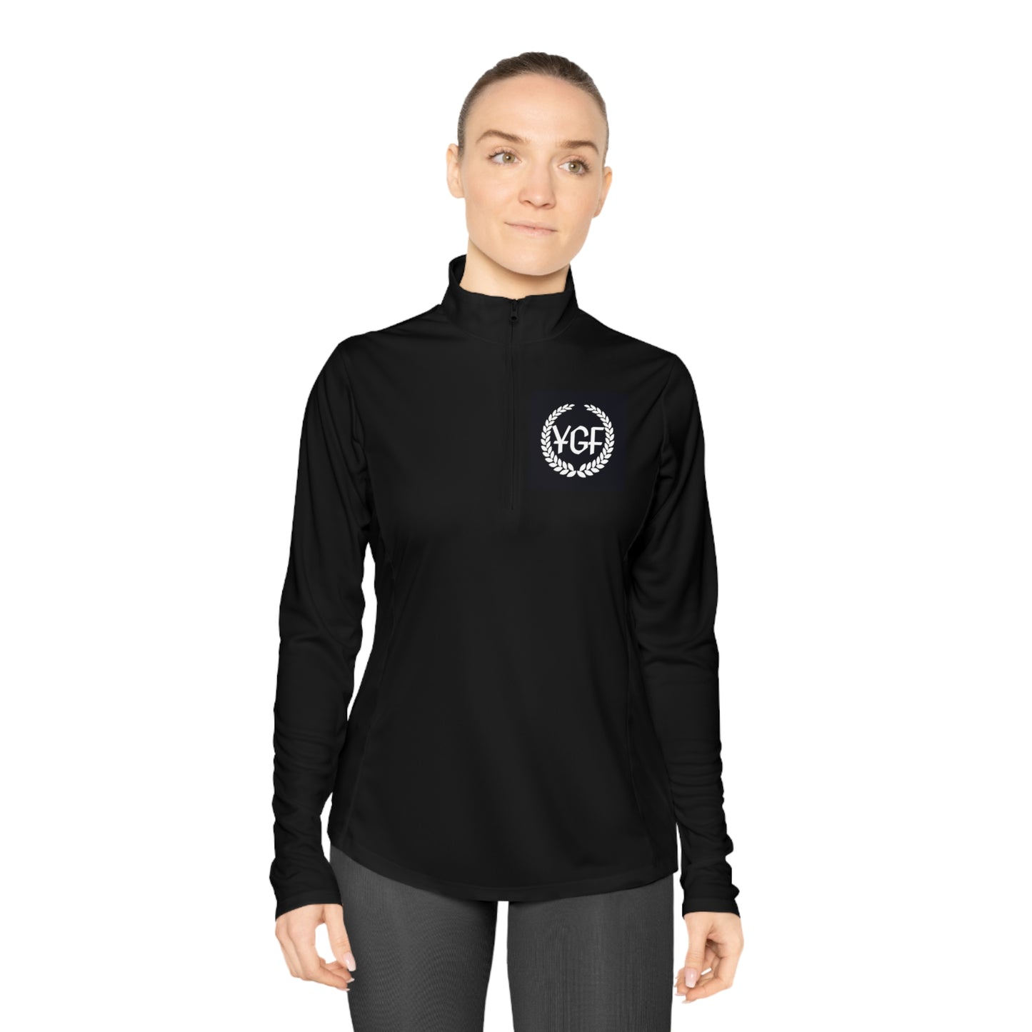 YGF Ladies Quarter-Zip Pullover