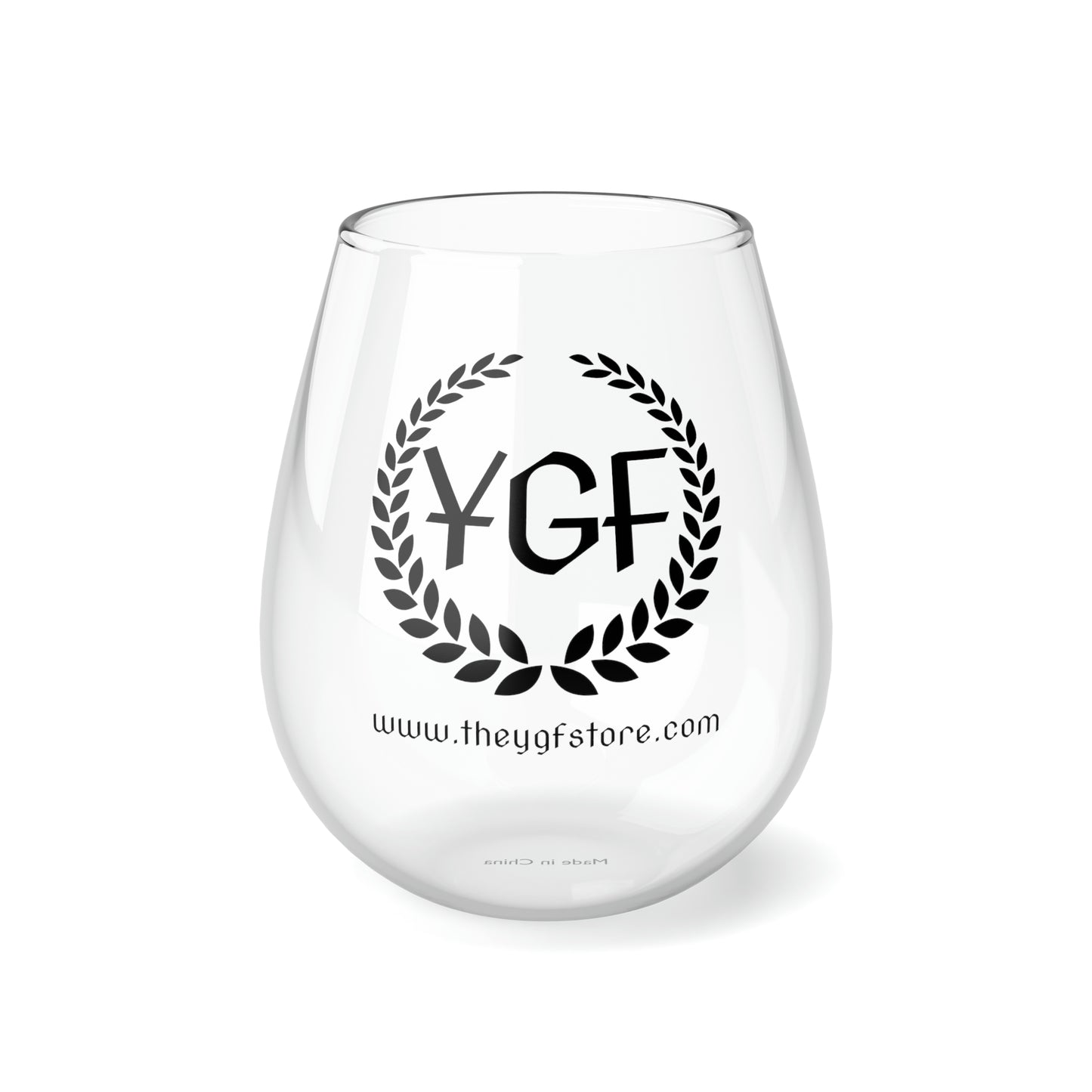 YGF Stemless Wine Glass, 11.75oz