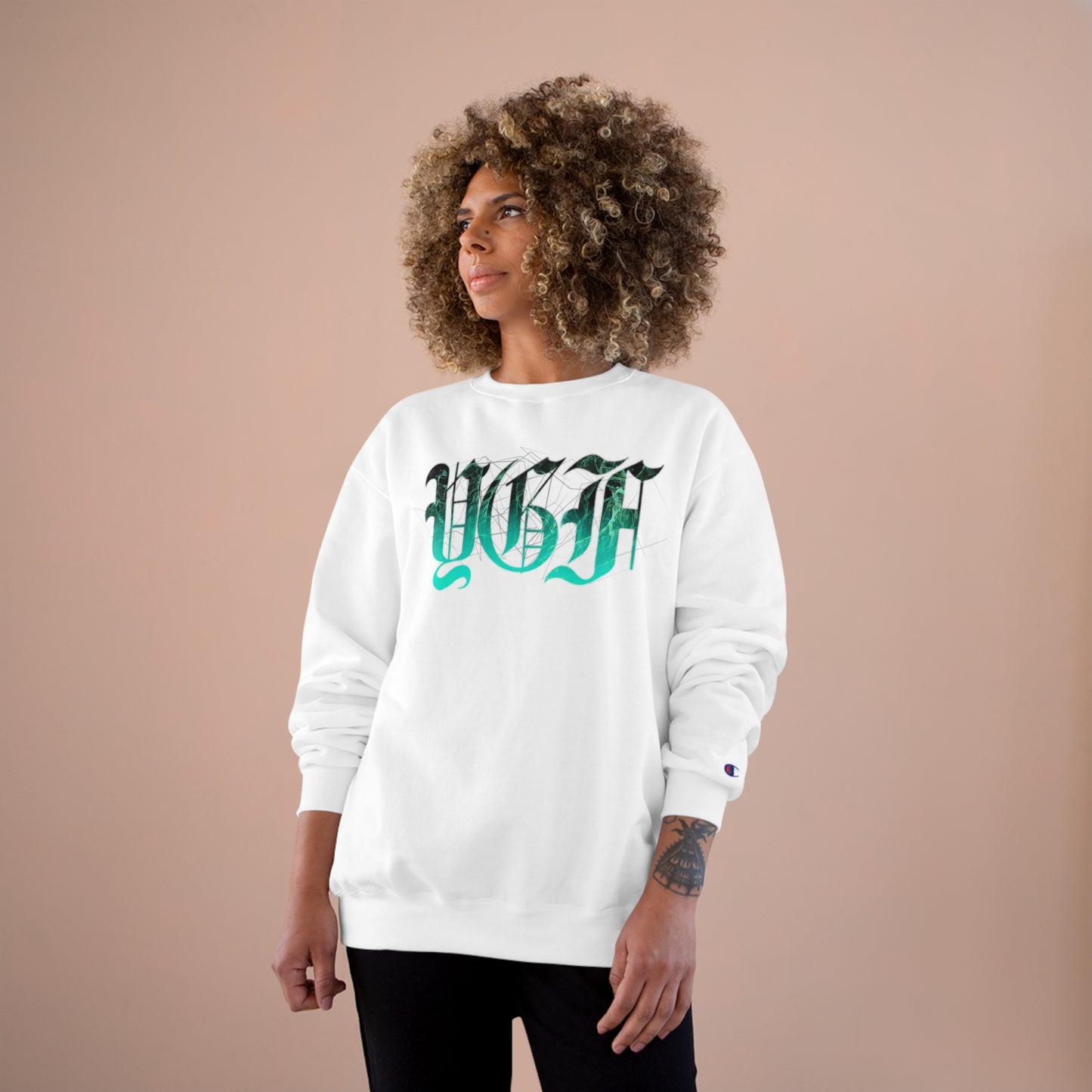 YGF - Champion Crewneck Sweatshirt