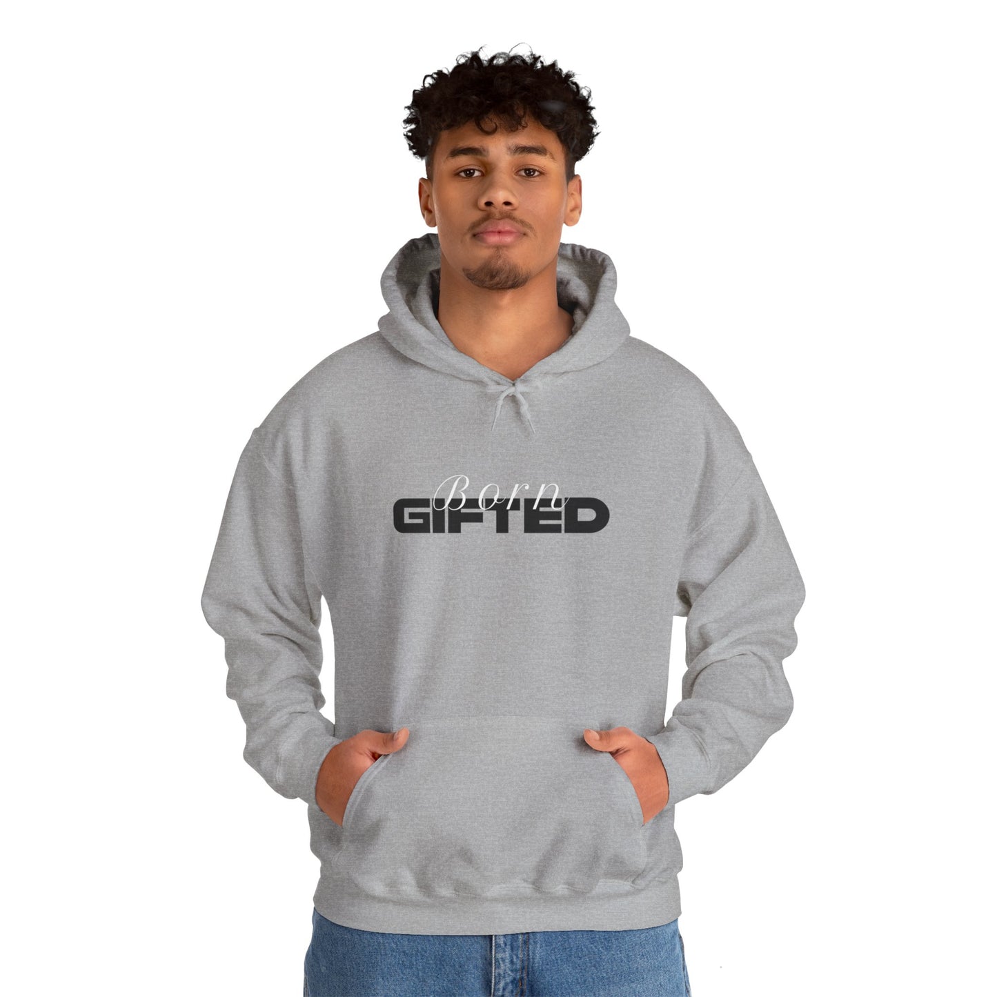 Unisex "Born GIFTED" Hooded Sweatshirt