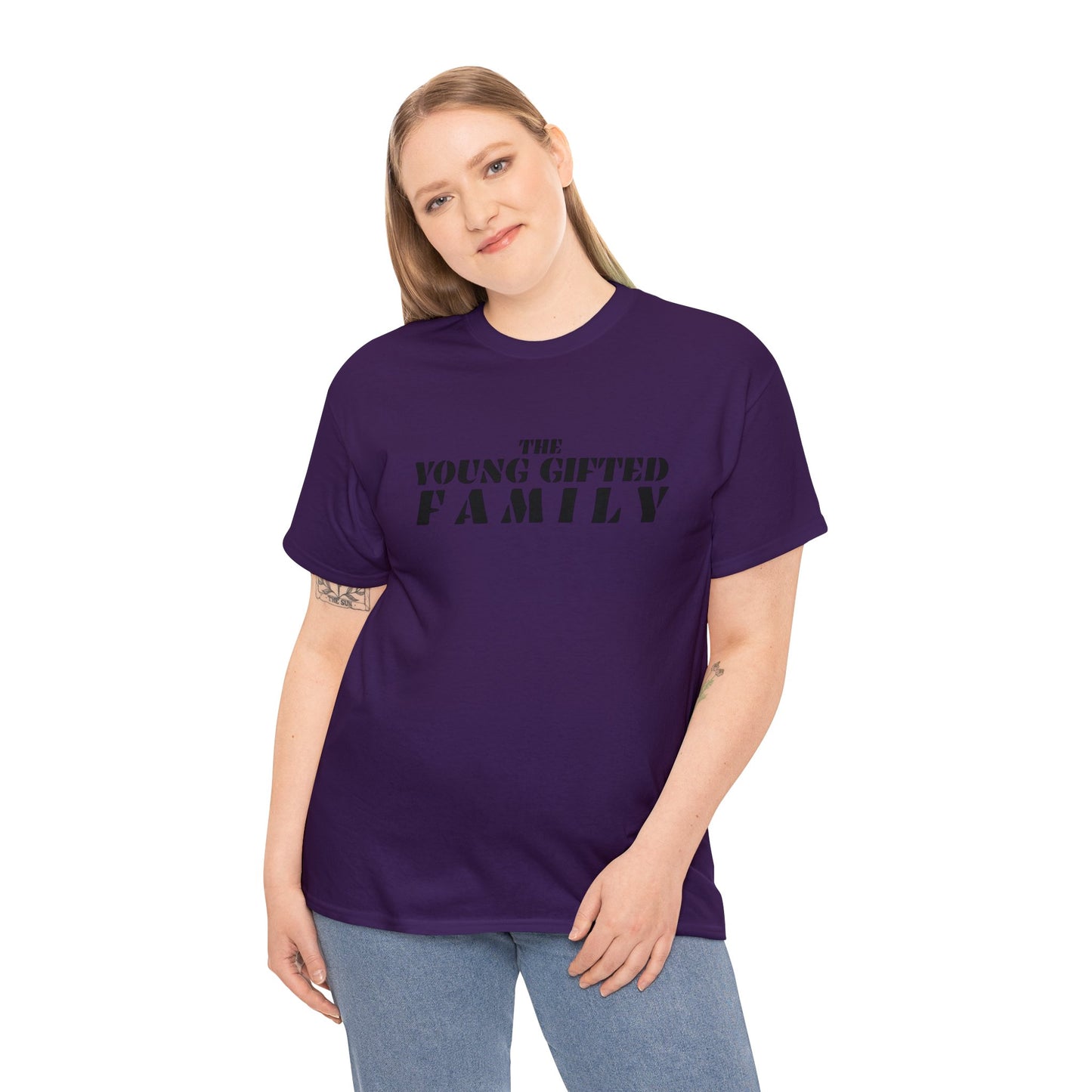 The Young Gifted Family - Unisex Heavy Cotton Tee