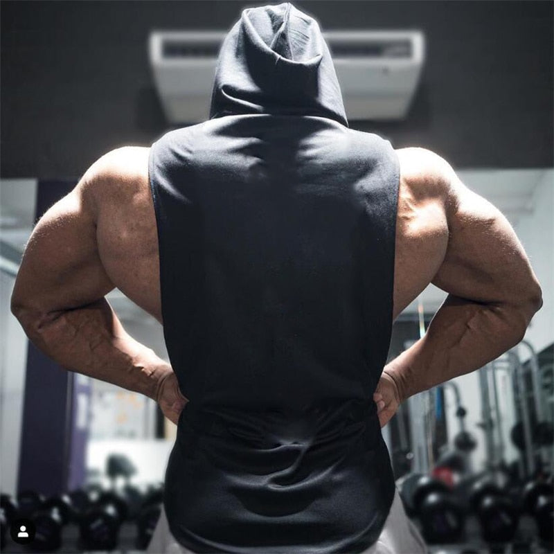 Bodybuilding Hooded Tank Top