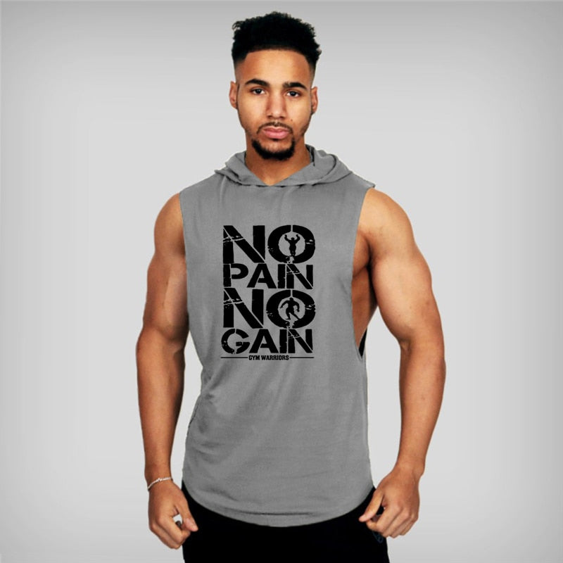 Bodybuilding Hooded Tank Top