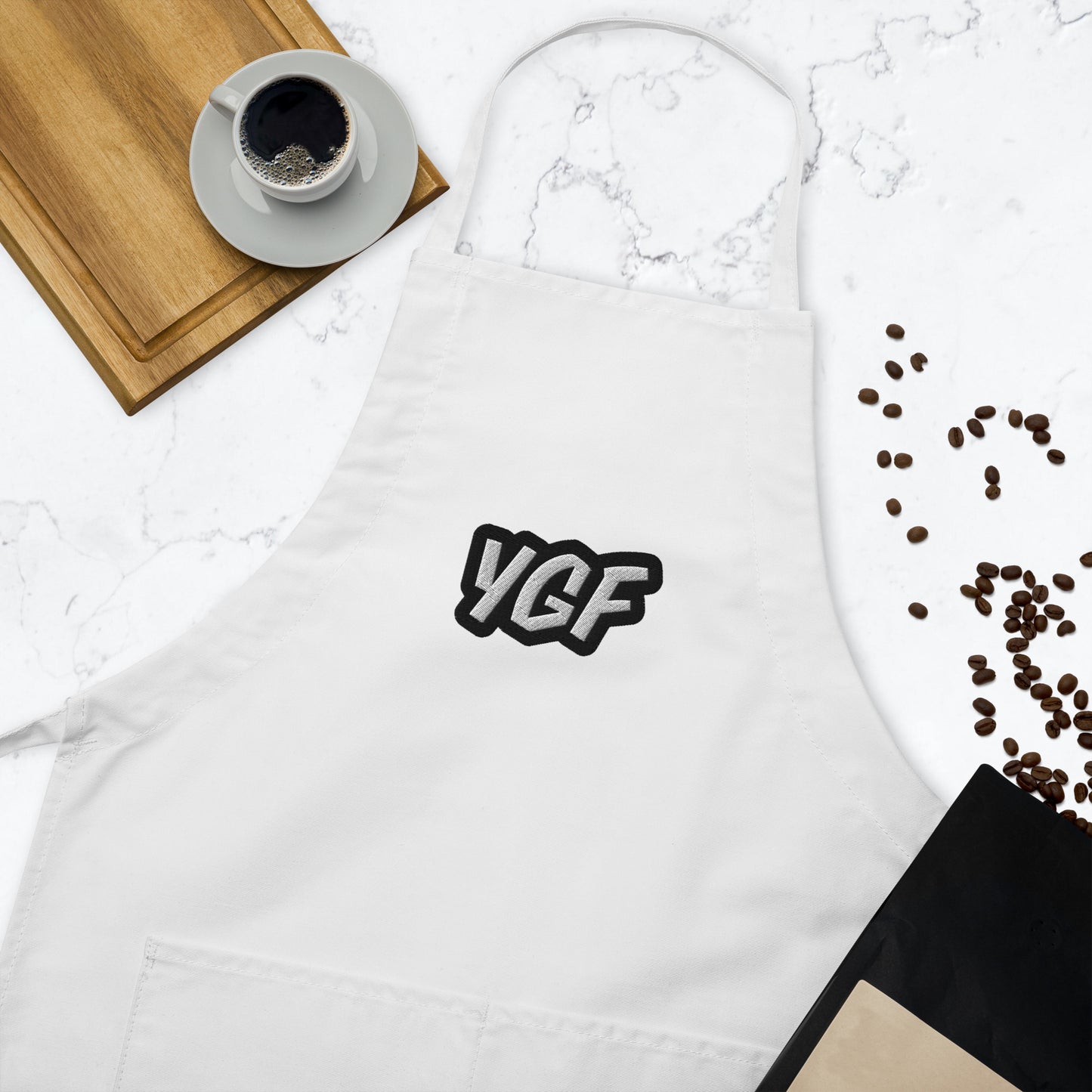 YGF Embroidered Cooking Apron