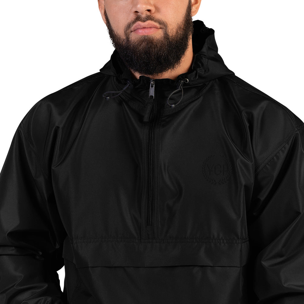 YGF Embroidered Champion Packable Jacket