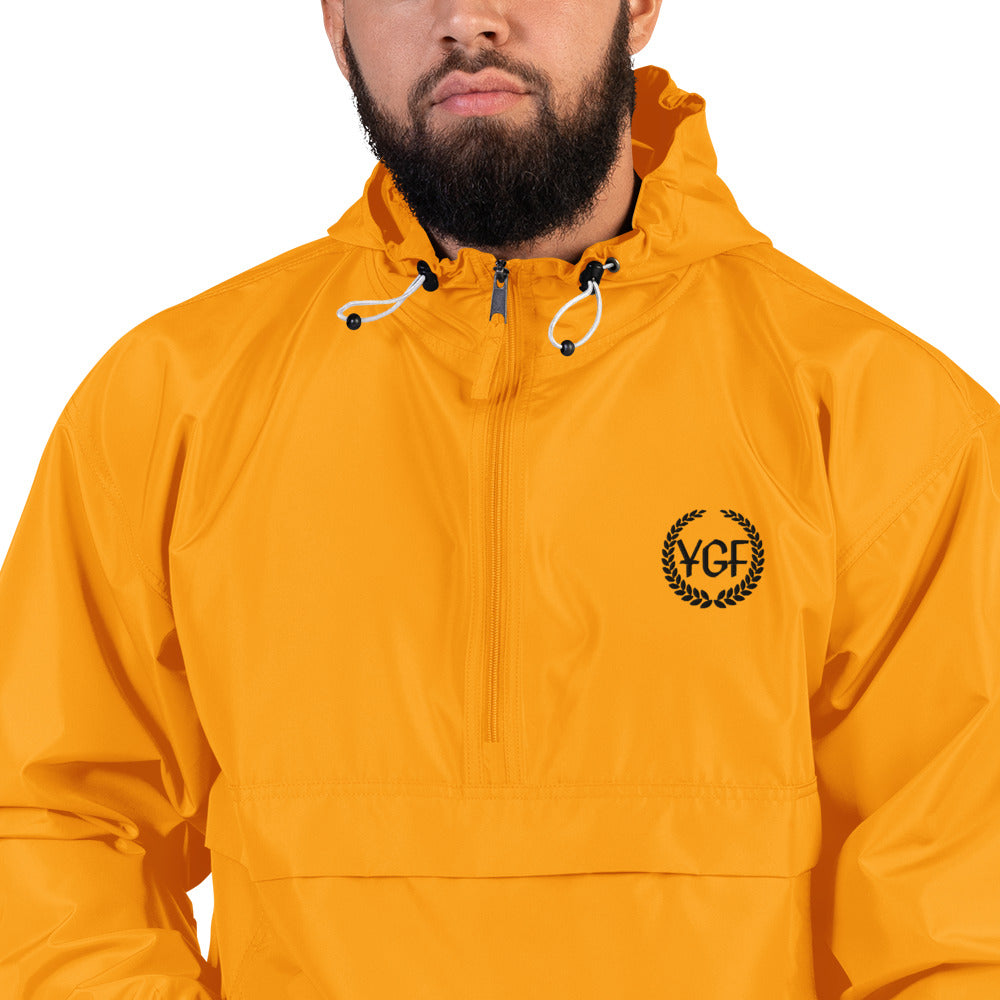 YGF Embroidered Champion Packable Jacket