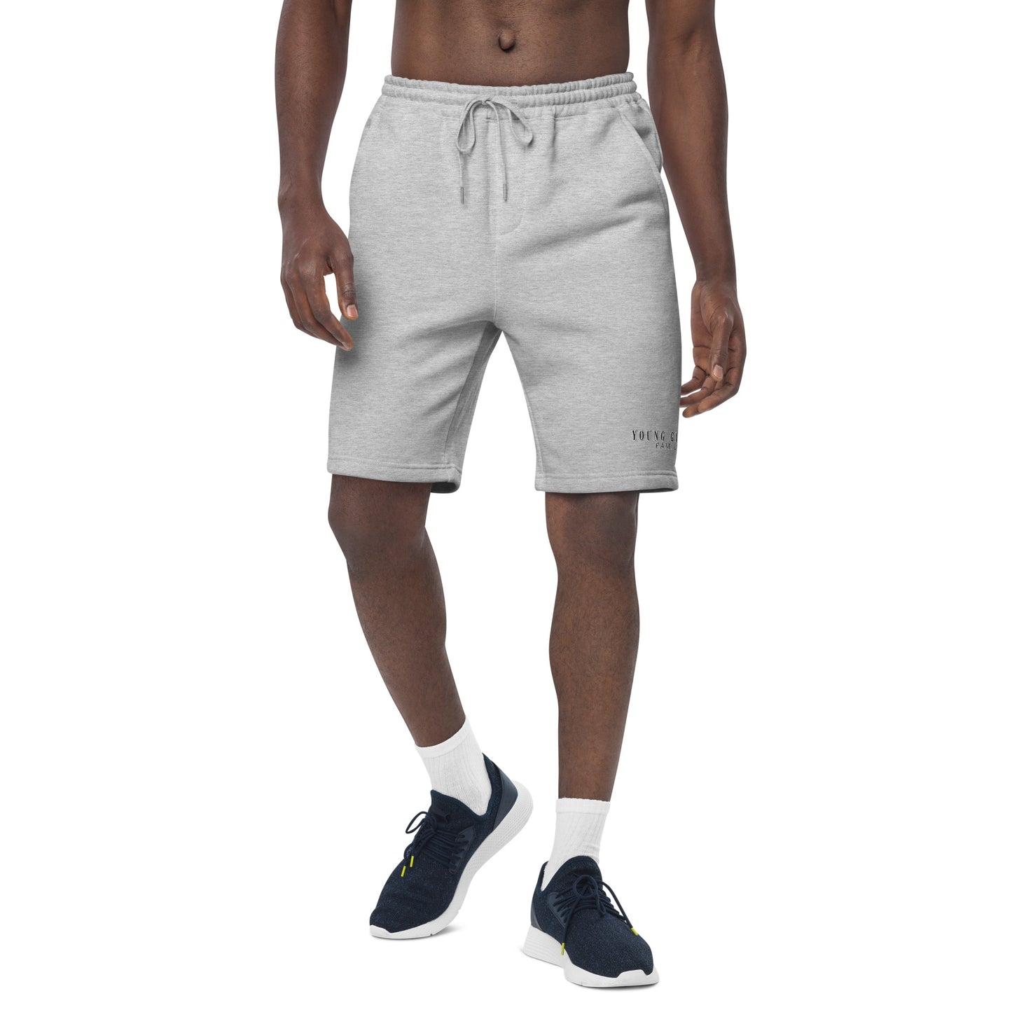 Men's “Young Gifted Family” Fleece Shorts