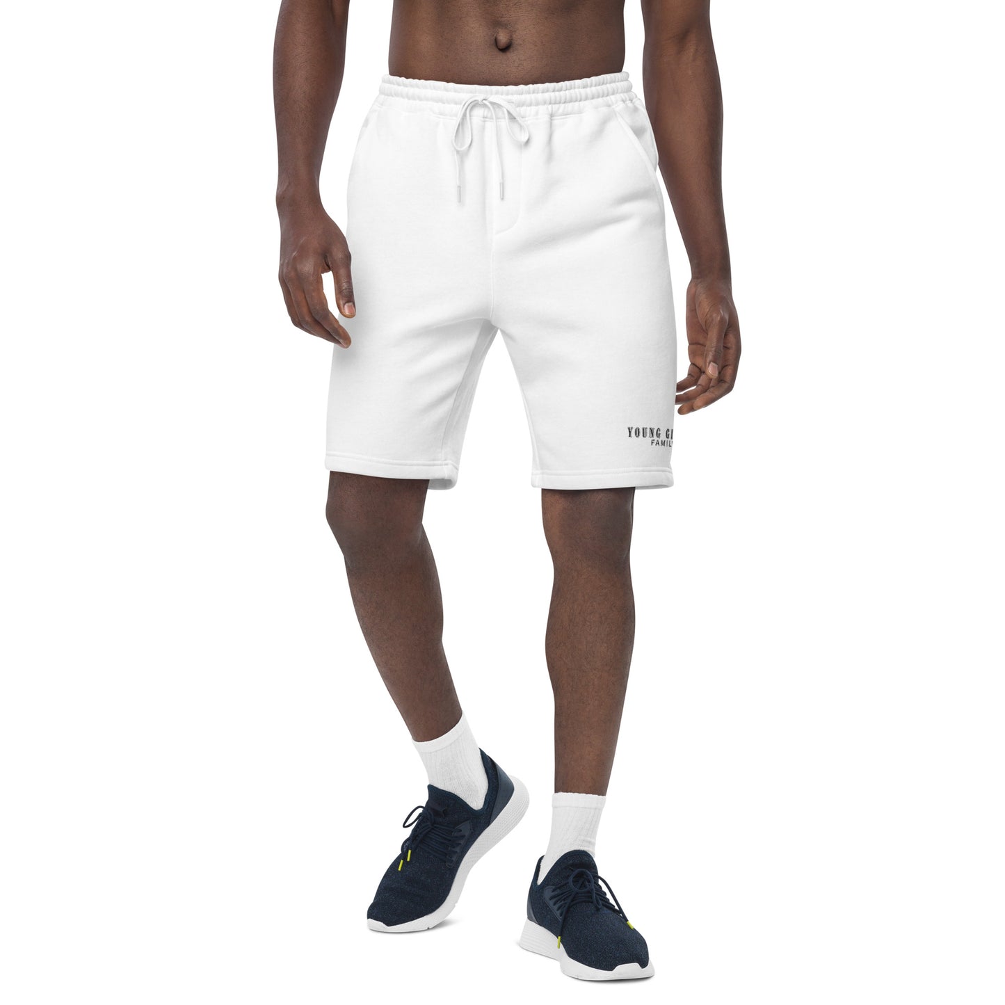 Men's “Young Gifted Family” Fleece Shorts