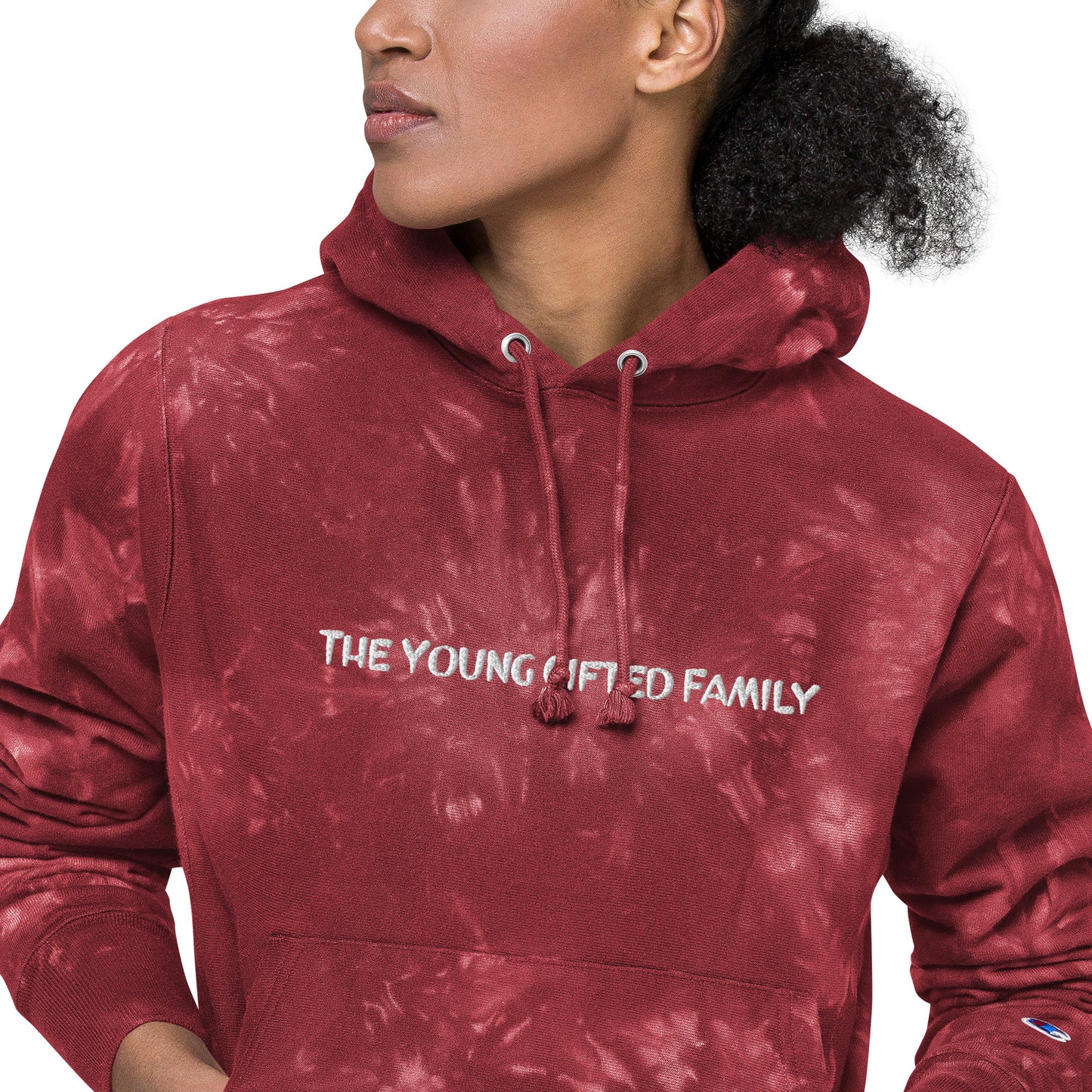 "The Young Gifted Family" Unisex Champion Tie-Dye Hoodie