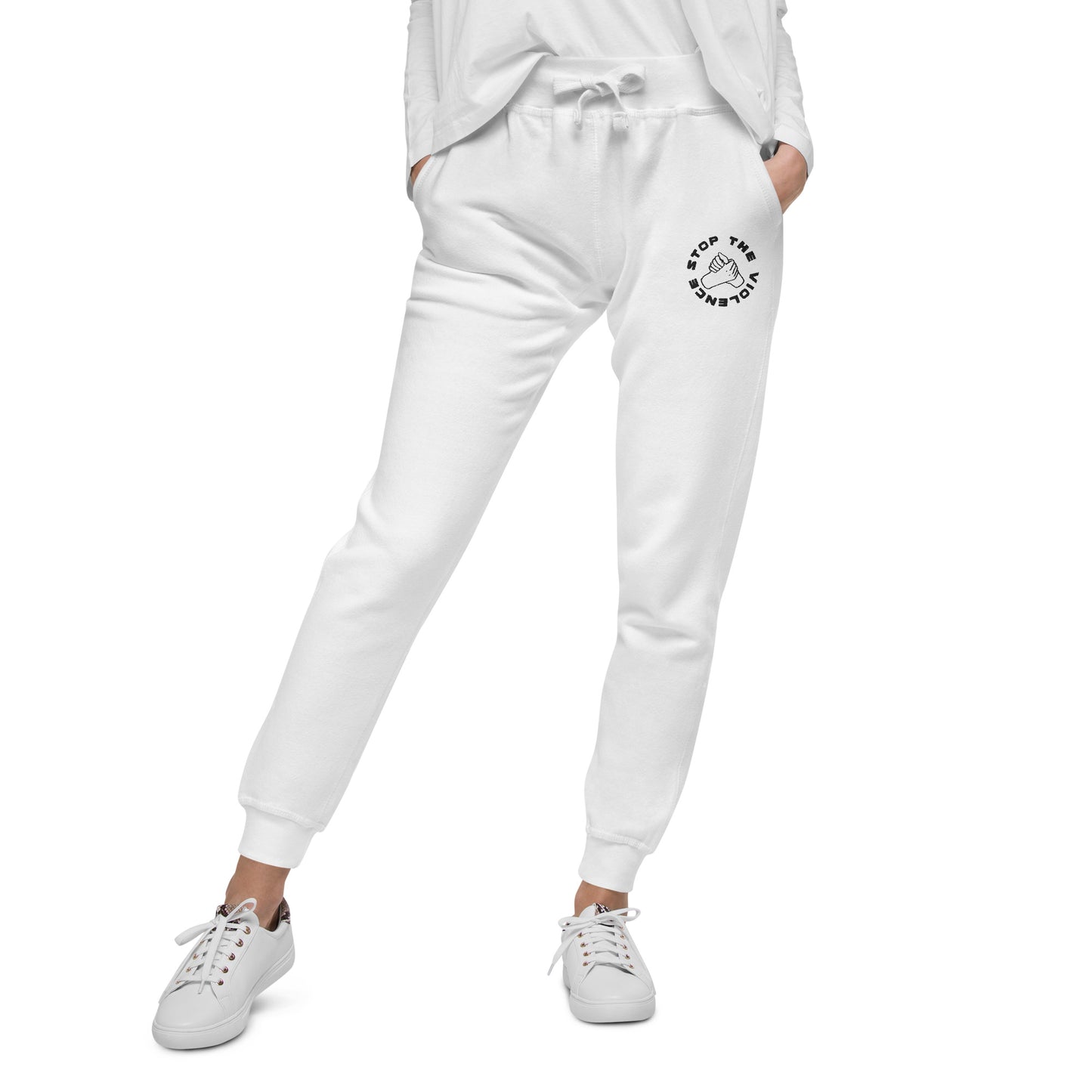 Unisex "Stop The Violence" Fleece Sweatpants