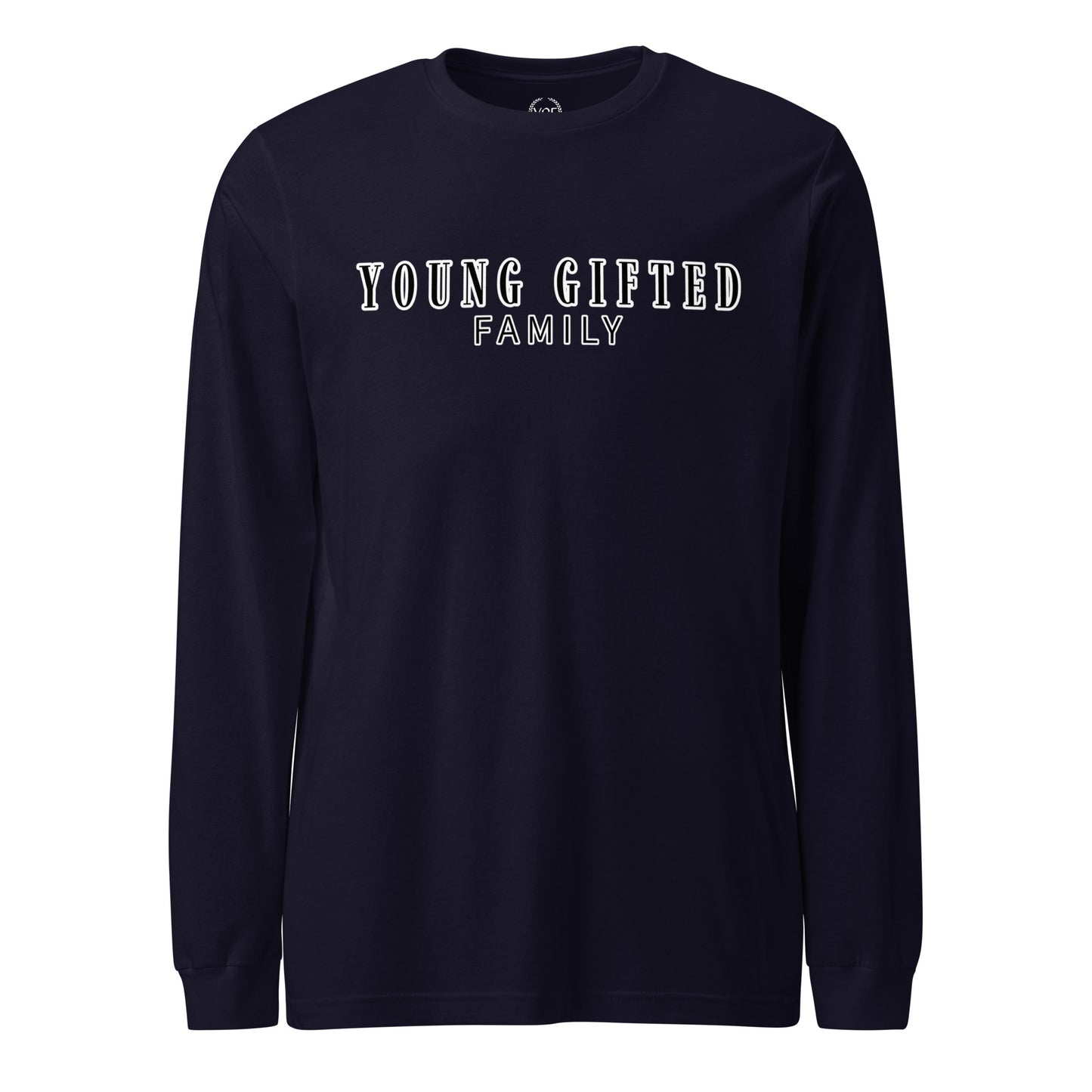 Unisex “Young Gifted Family” Long Sleeve Tee