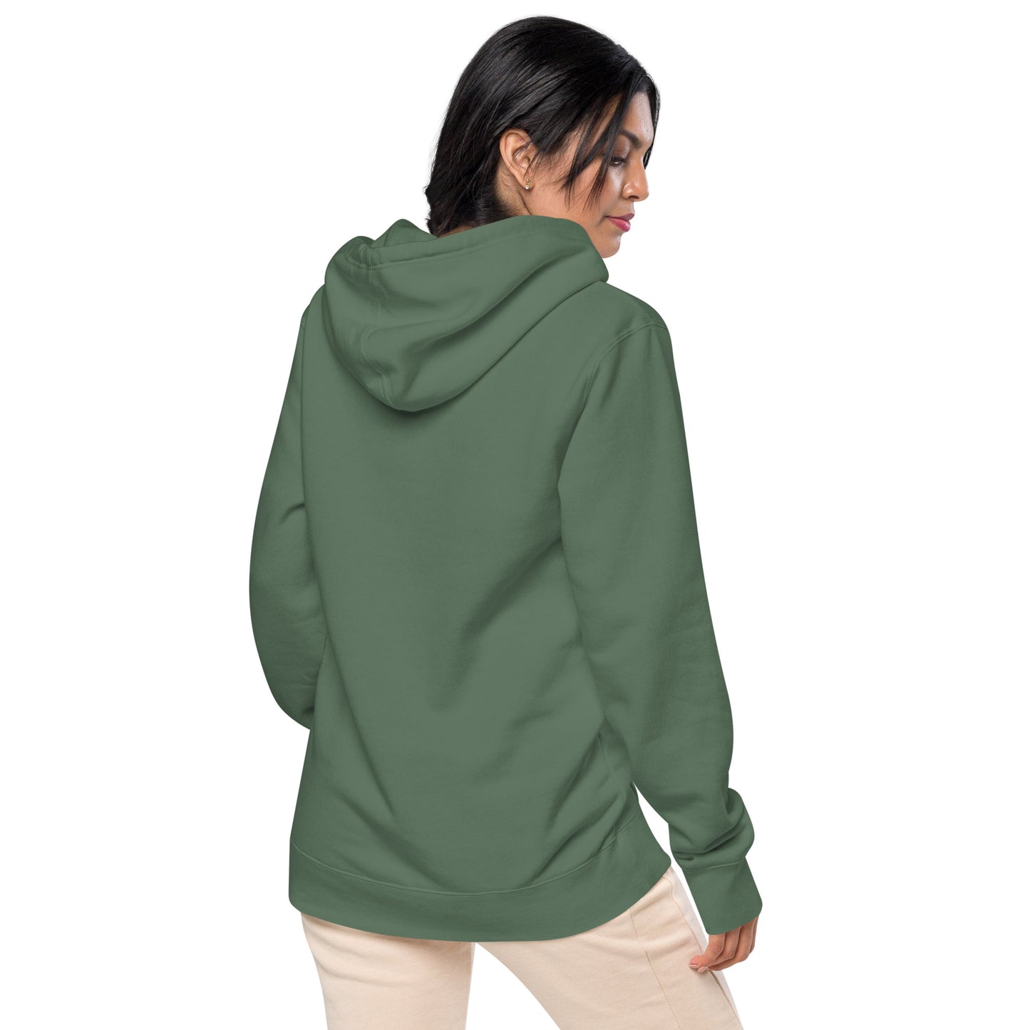 YGF Embroidered Unisex Pigment-Dyed Hoodie