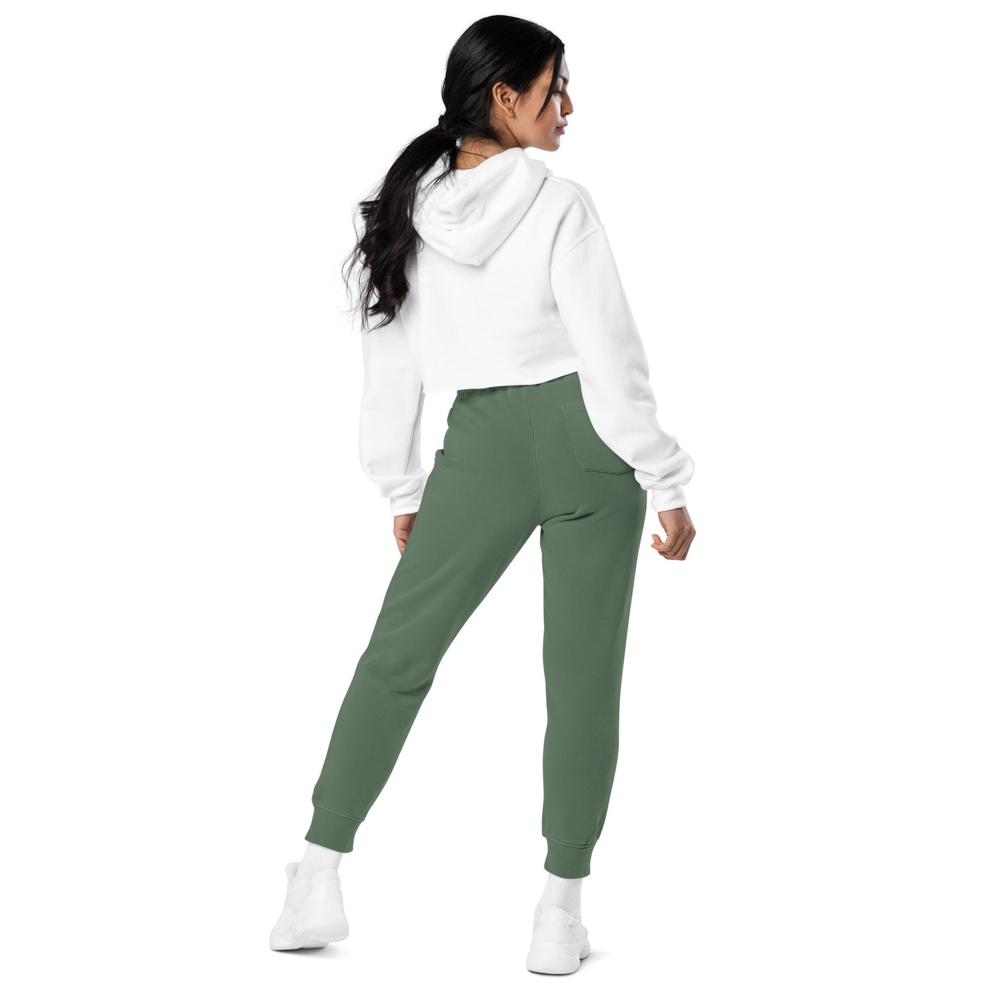 YGF Embroidered Unisex Pigment-Dyed Sweatpants