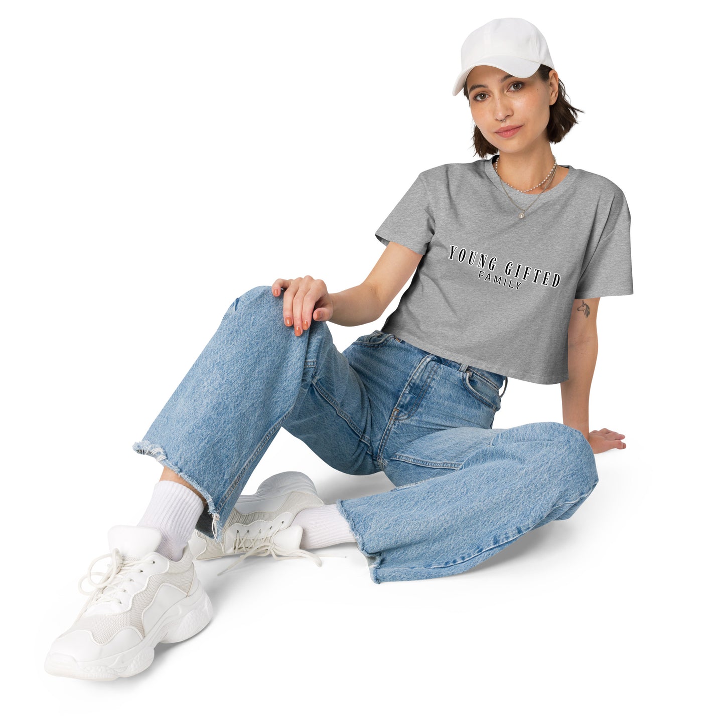 “Young Gifted Family” Women’s Crop Top