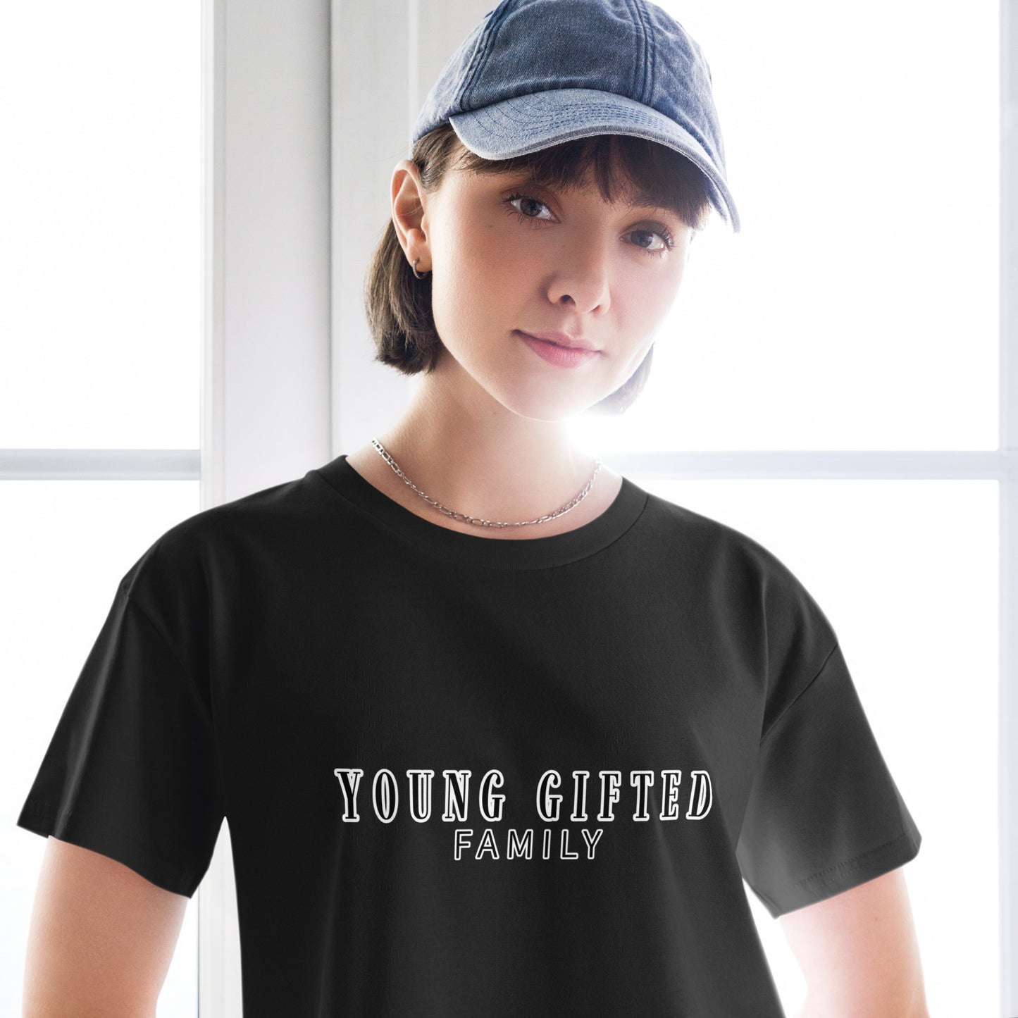 “Young Gifted Family” Women’s Crop Top