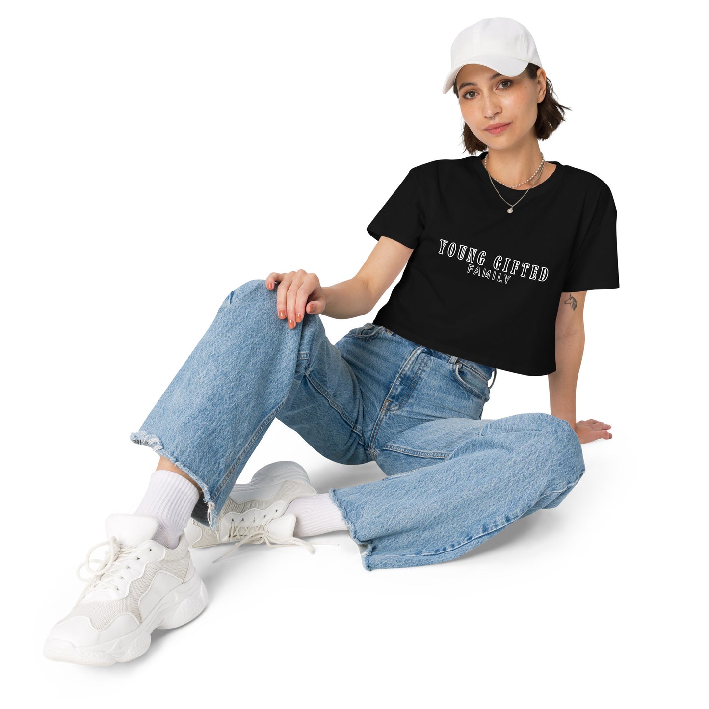 “Young Gifted Family” Women’s Crop Top