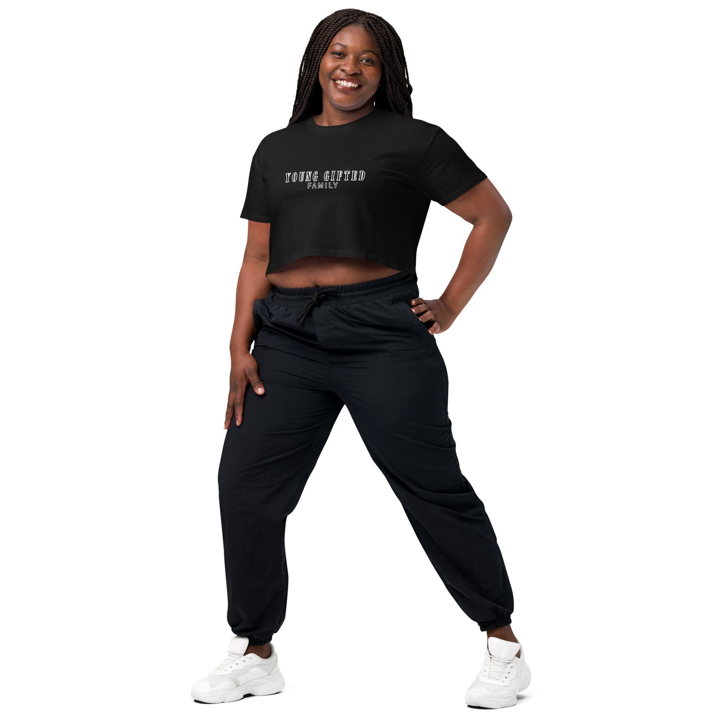 “Young Gifted Family” Women’s Crop Top