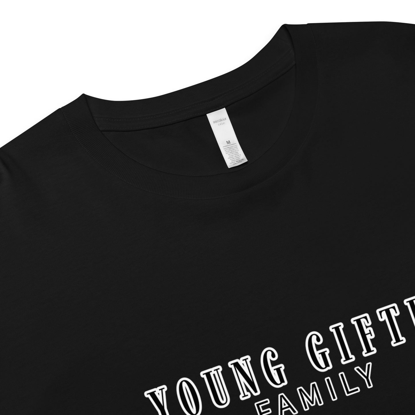 “Young Gifted Family” Women’s Crop Top