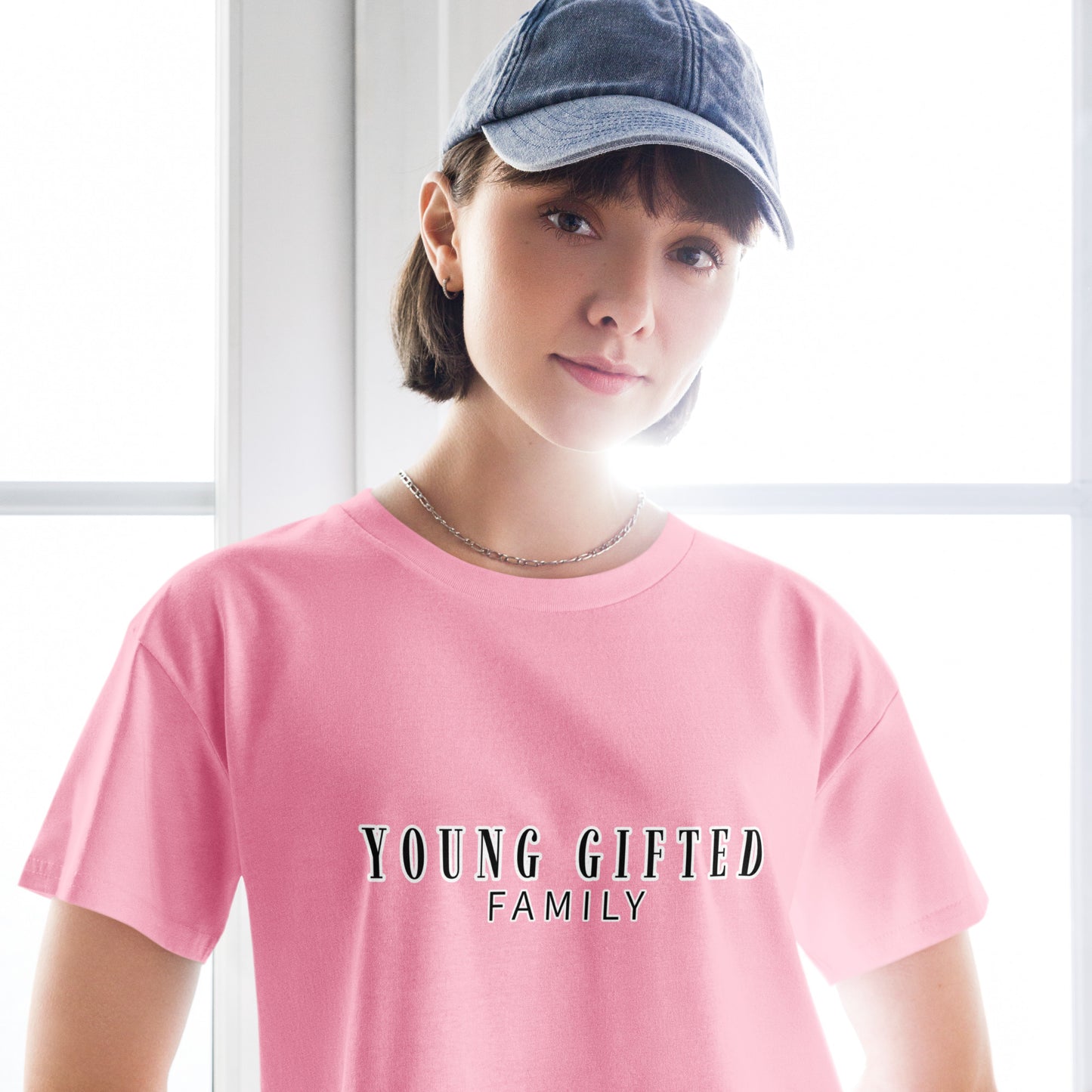 “Young Gifted Family” Women’s Crop Top