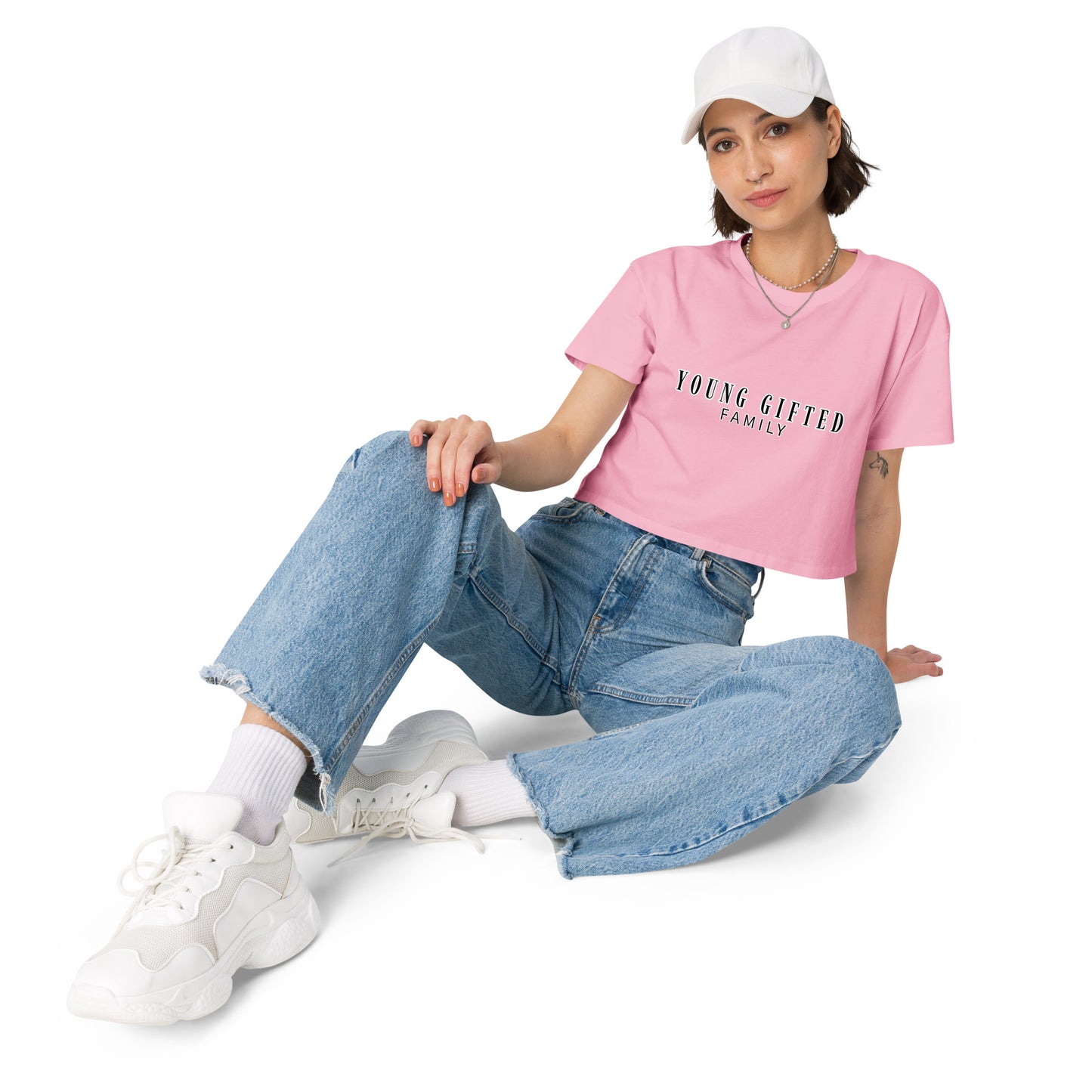 “Young Gifted Family” Women’s Crop Top