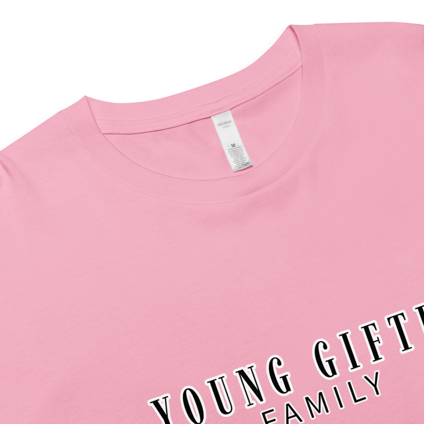 “Young Gifted Family” Women’s Crop Top