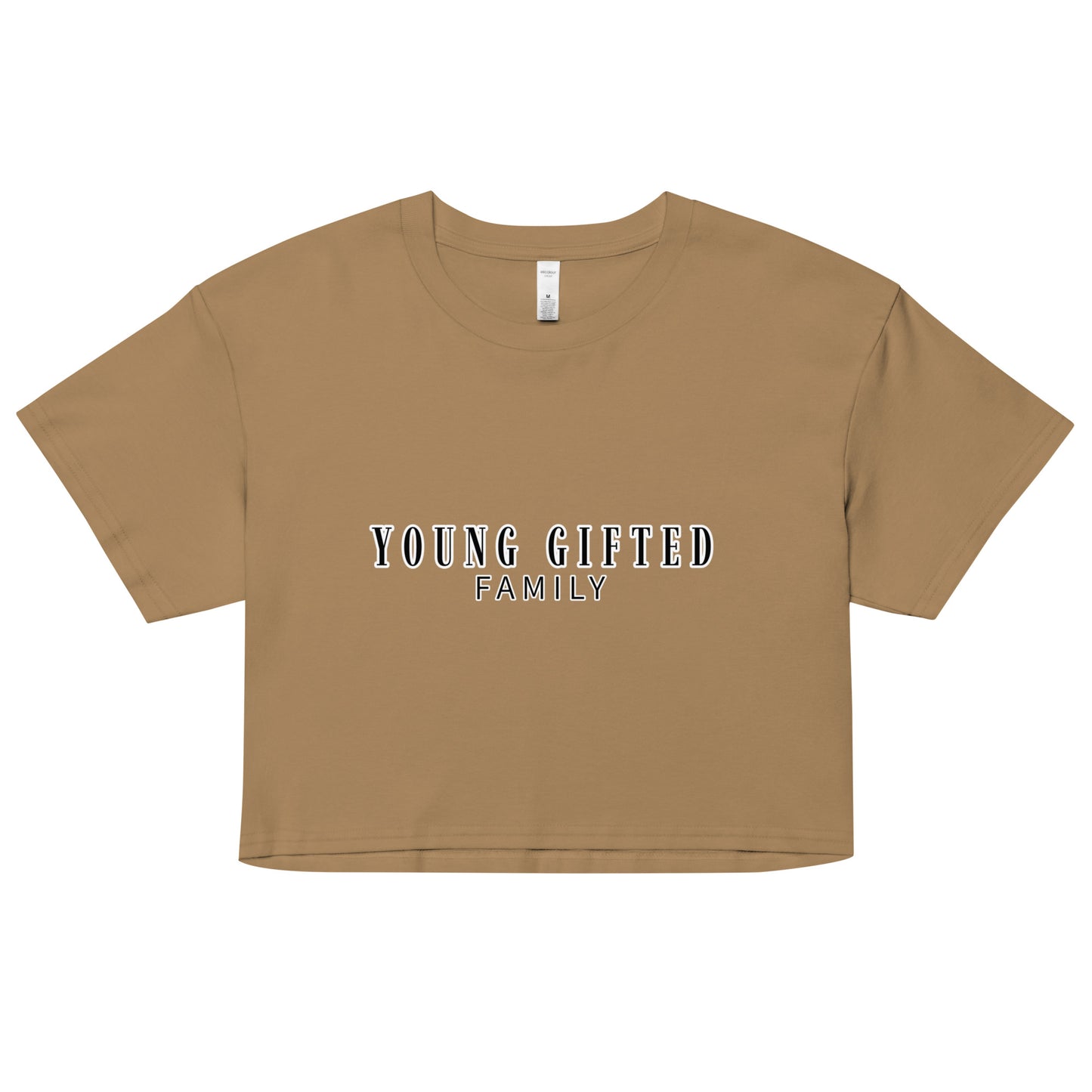 “Young Gifted Family” Women’s Crop Top