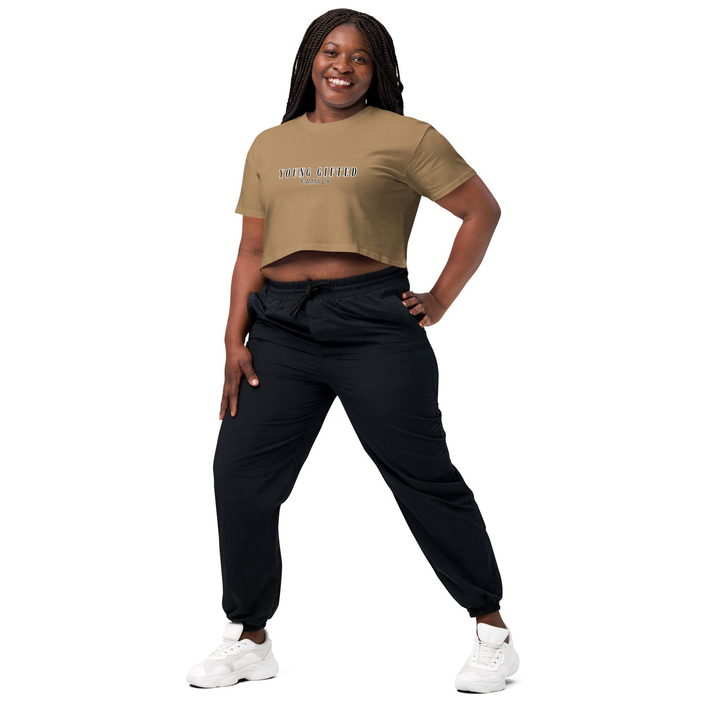 “Young Gifted Family” Women’s Crop Top