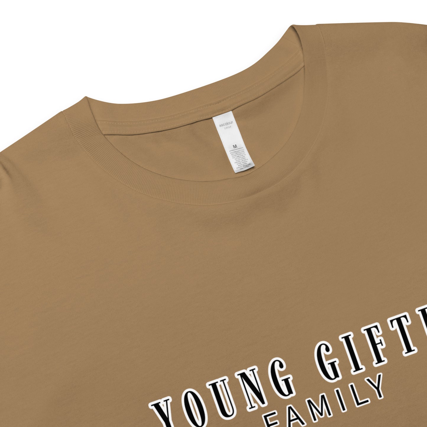 “Young Gifted Family” Women’s Crop Top