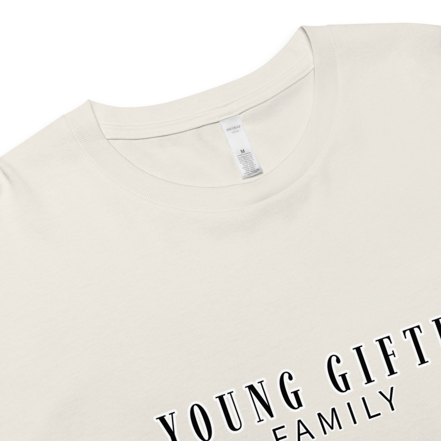 “Young Gifted Family” Women’s Crop Top