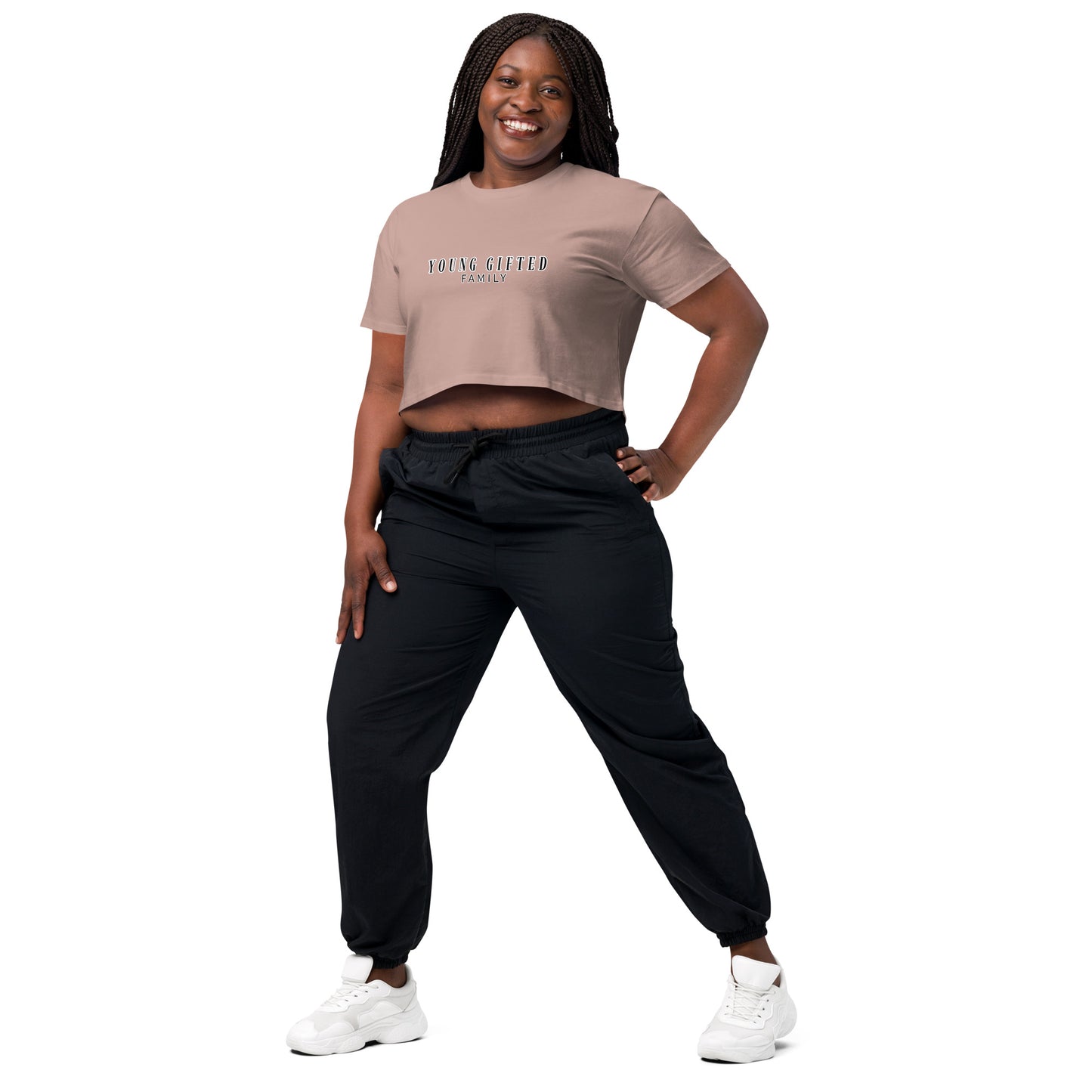 “Young Gifted Family” Women’s Crop Top