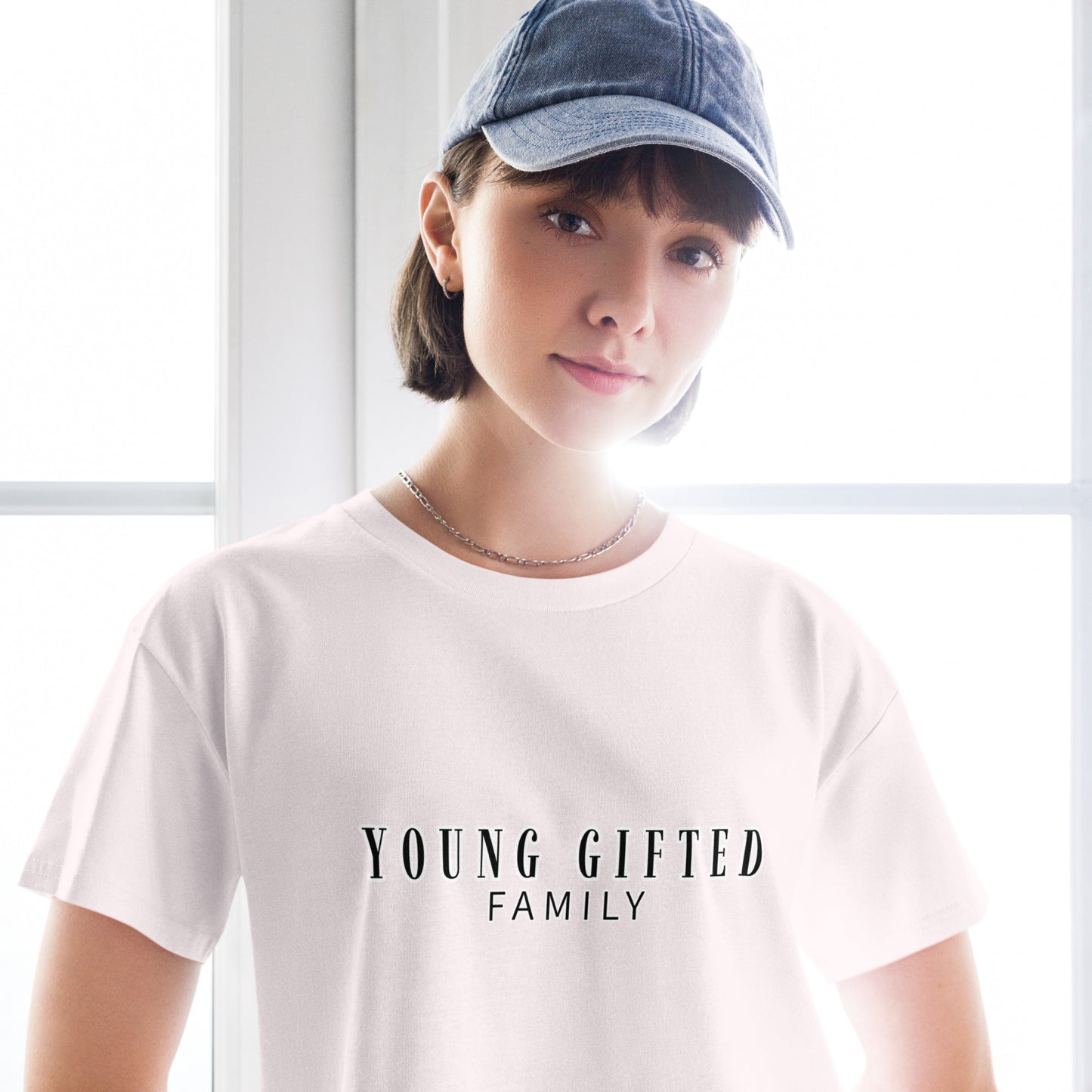 “Young Gifted Family” Women’s Crop Top