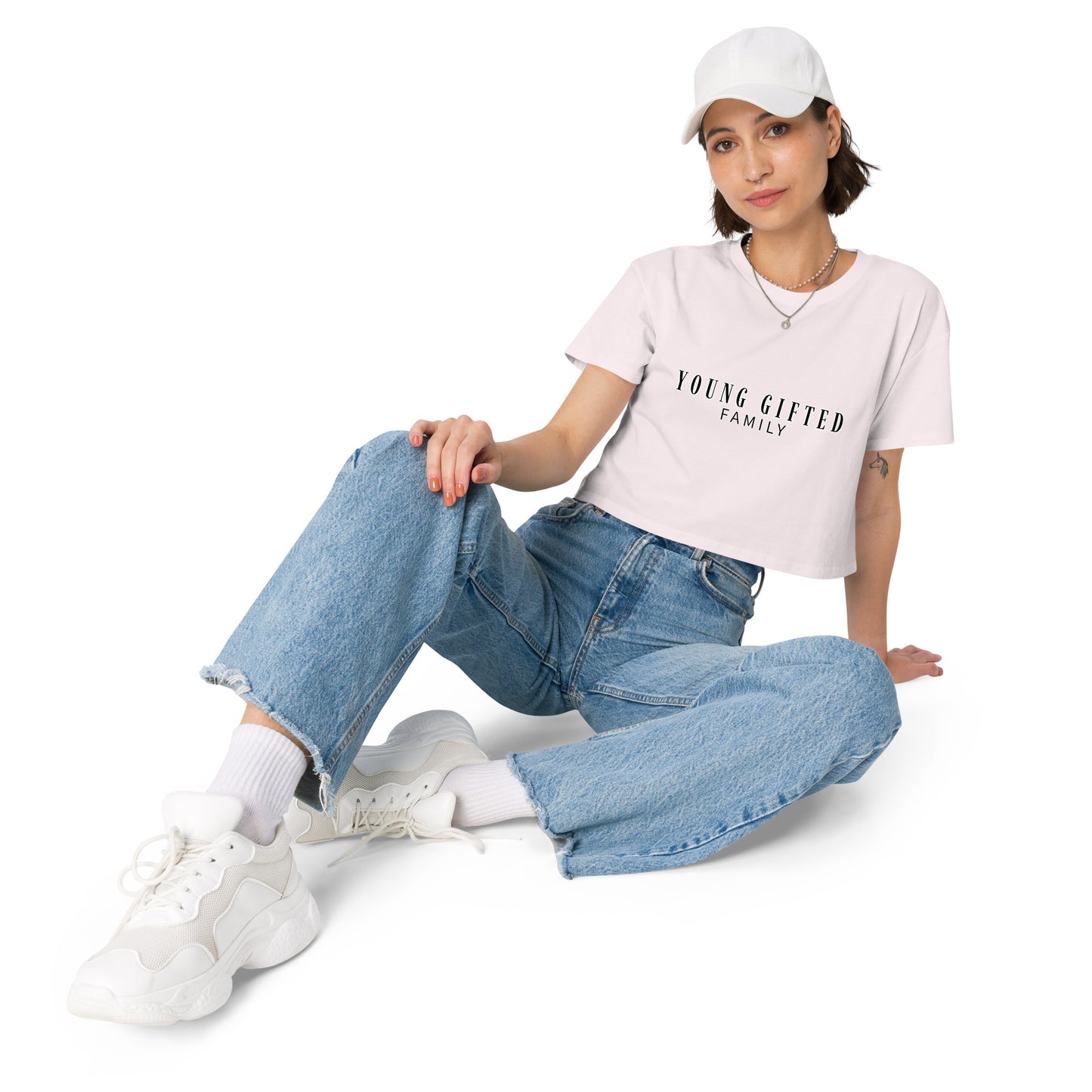 “Young Gifted Family” Women’s Crop Top