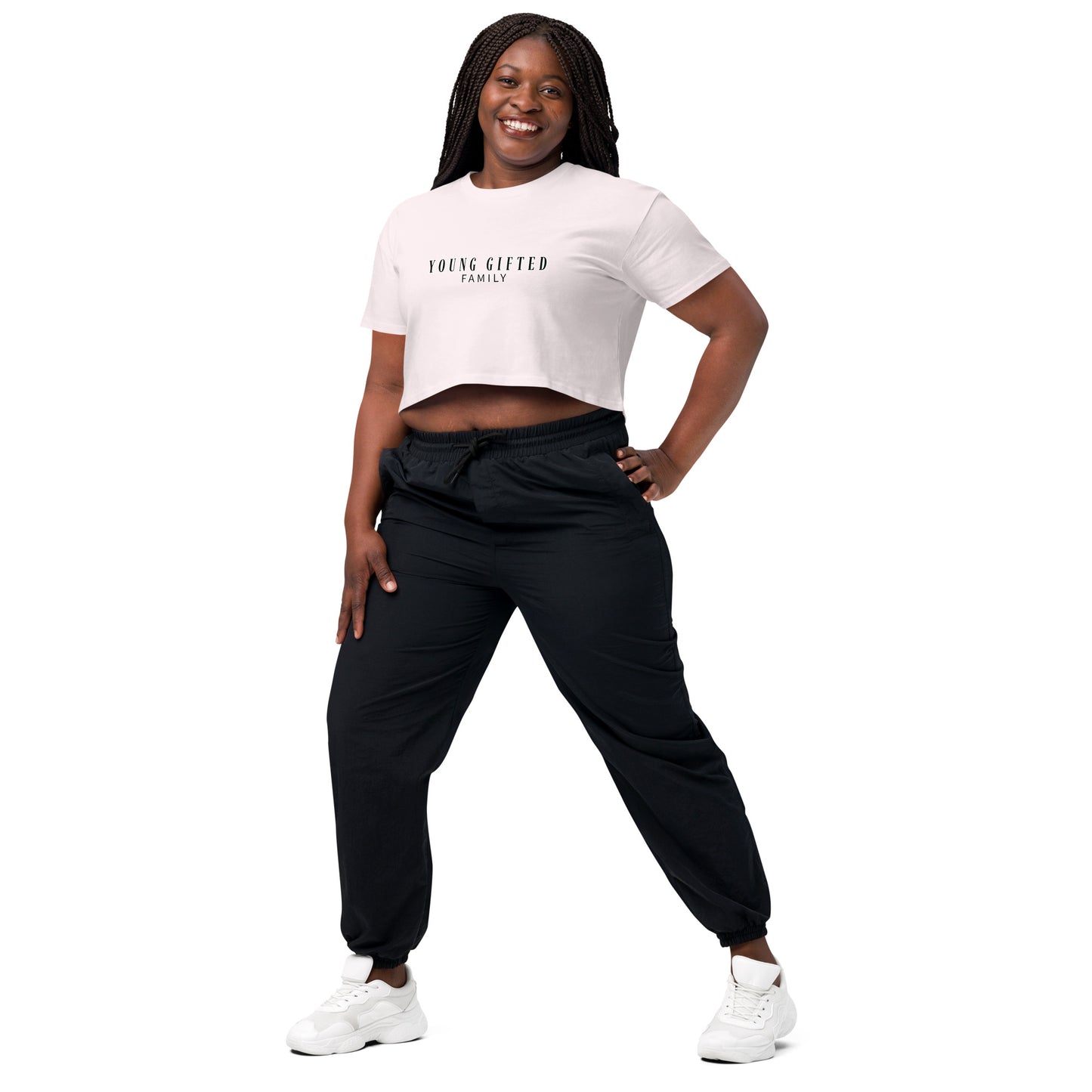 “Young Gifted Family” Women’s Crop Top