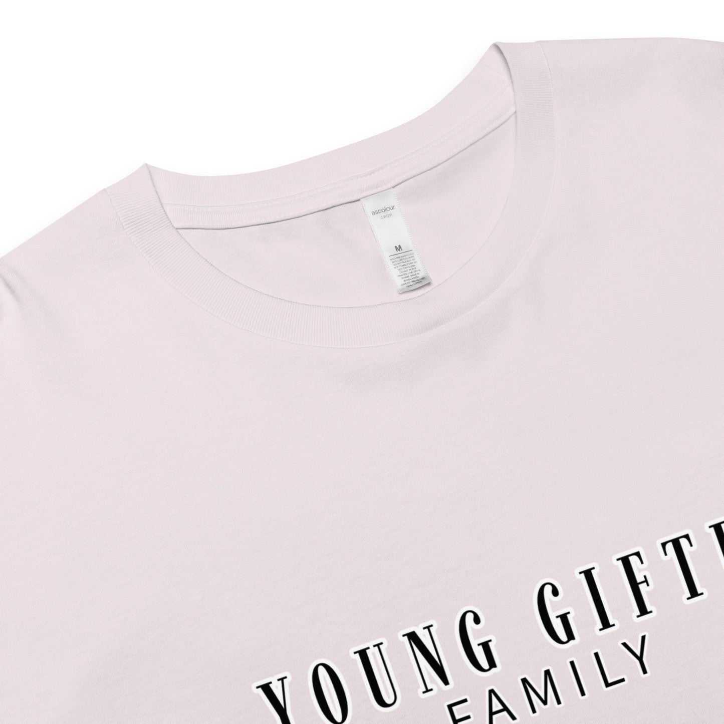 “Young Gifted Family” Women’s Crop Top