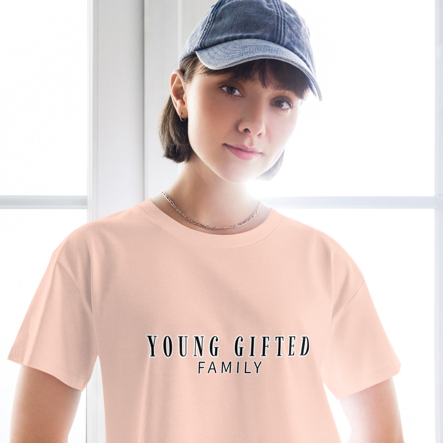 “Young Gifted Family” Women’s Crop Top