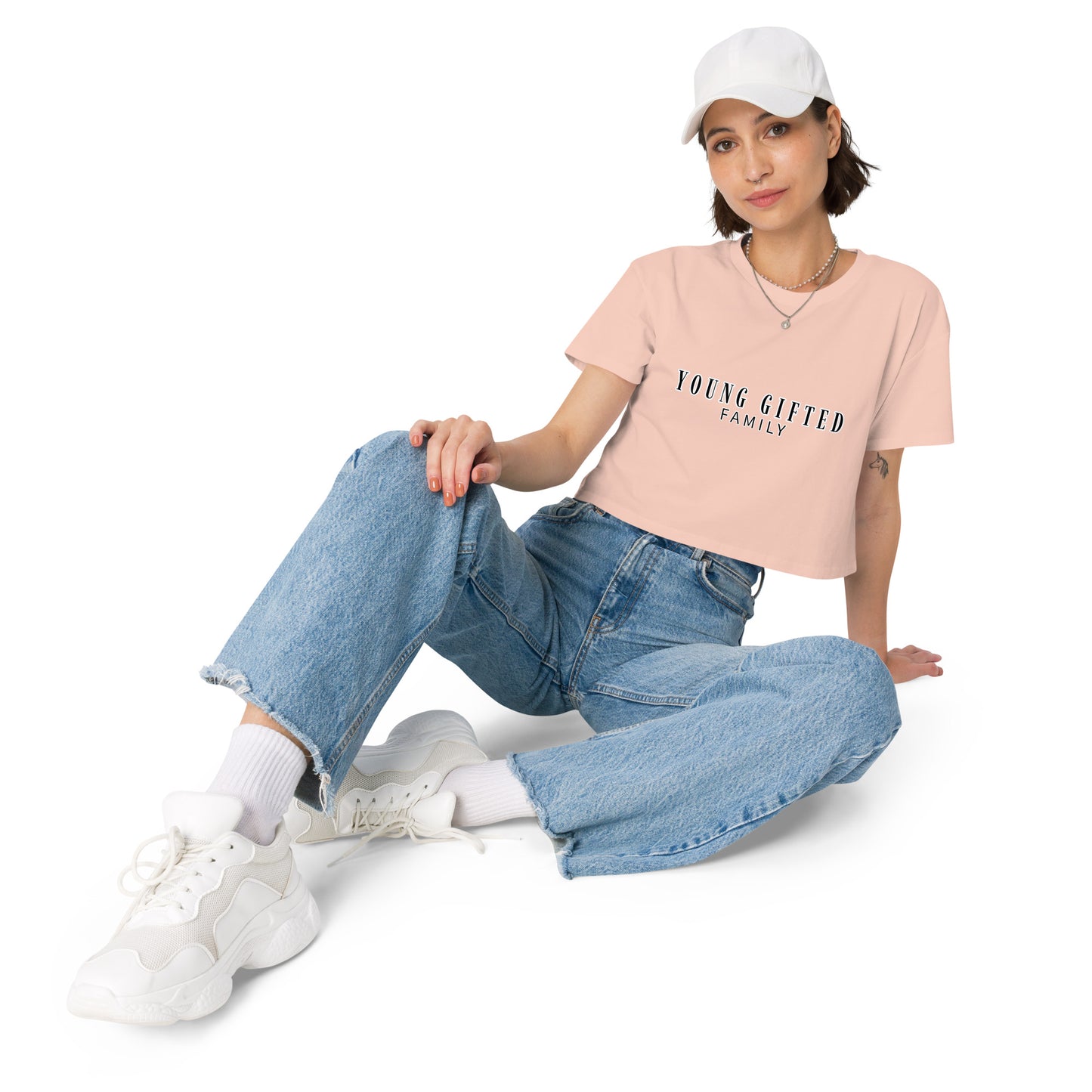 “Young Gifted Family” Women’s Crop Top