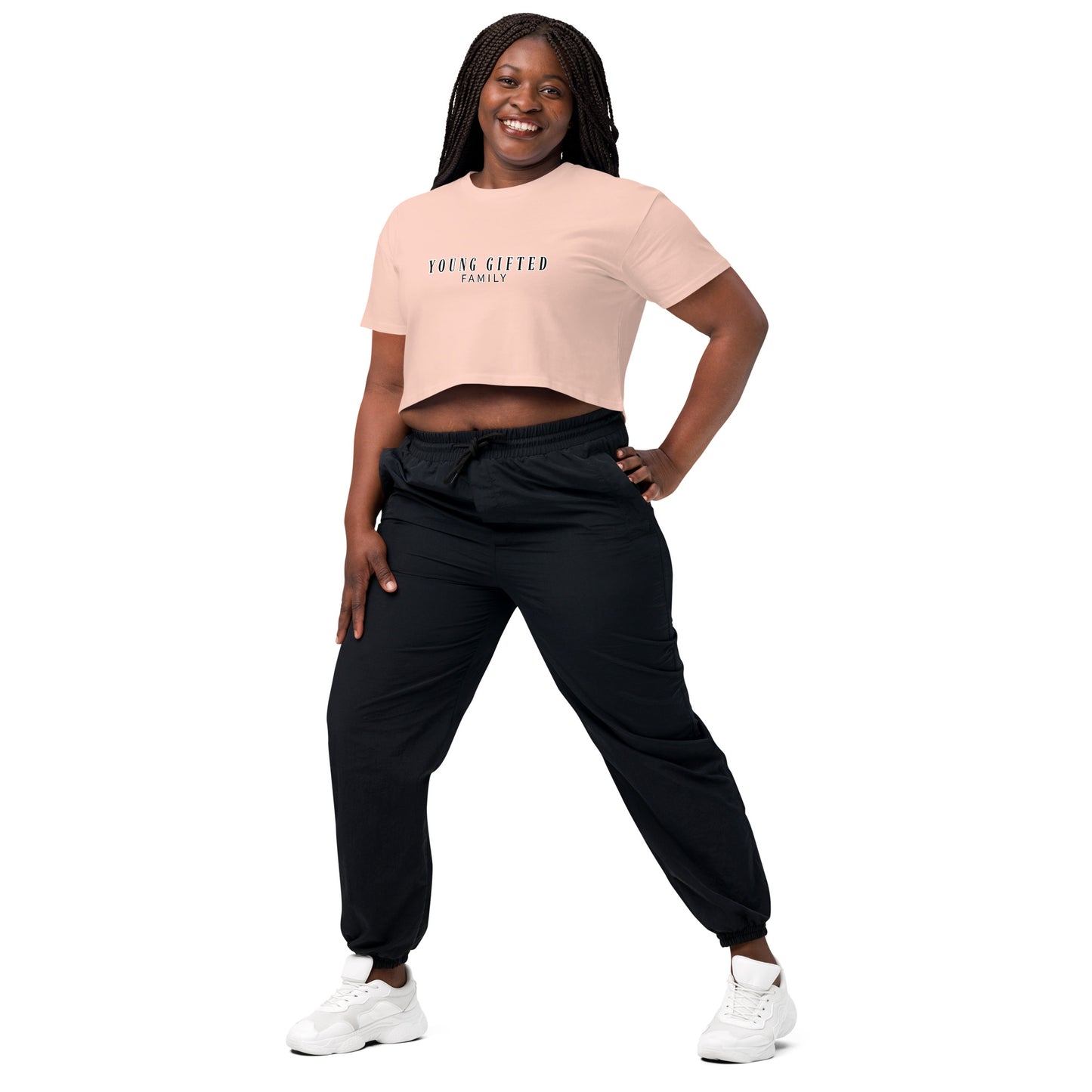 “Young Gifted Family” Women’s Crop Top