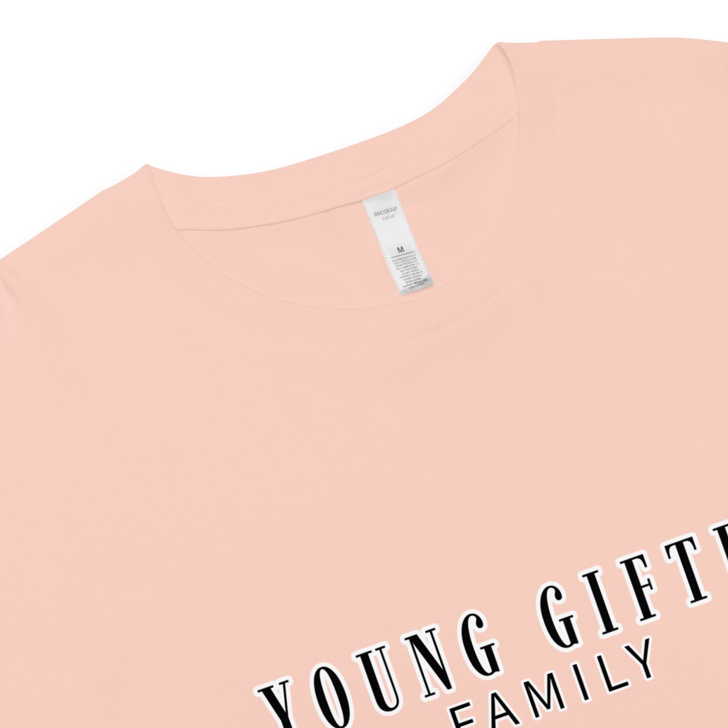 “Young Gifted Family” Women’s Crop Top