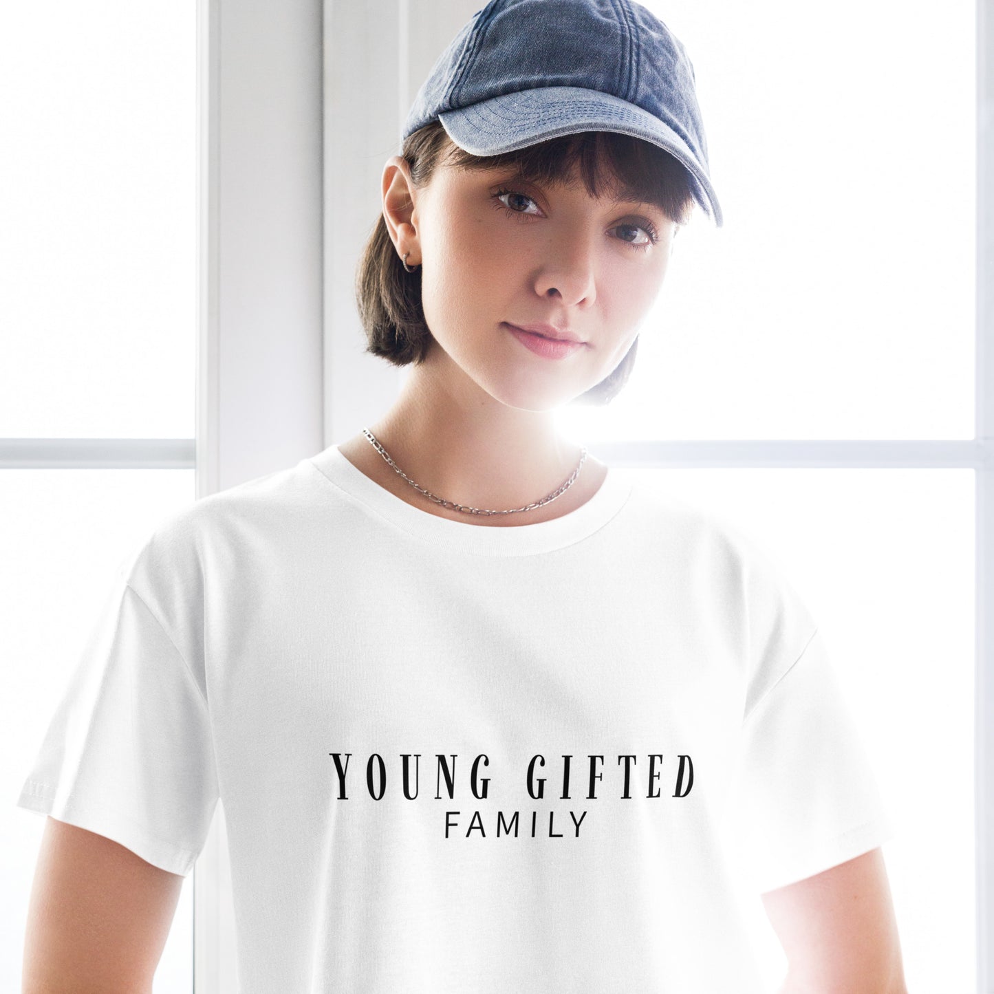 “Young Gifted Family” Women’s Crop Top